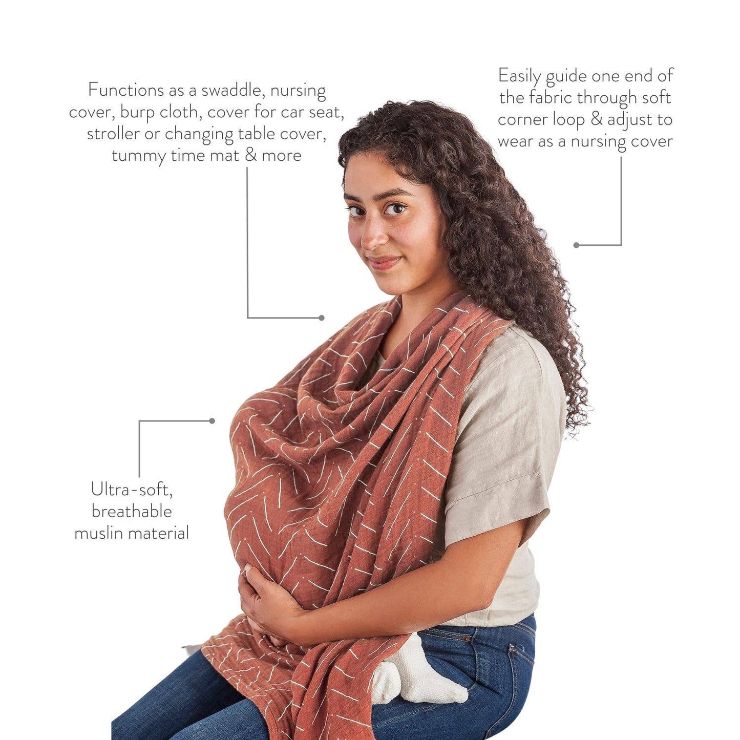 Breastfeeding Boss Mudcloth
