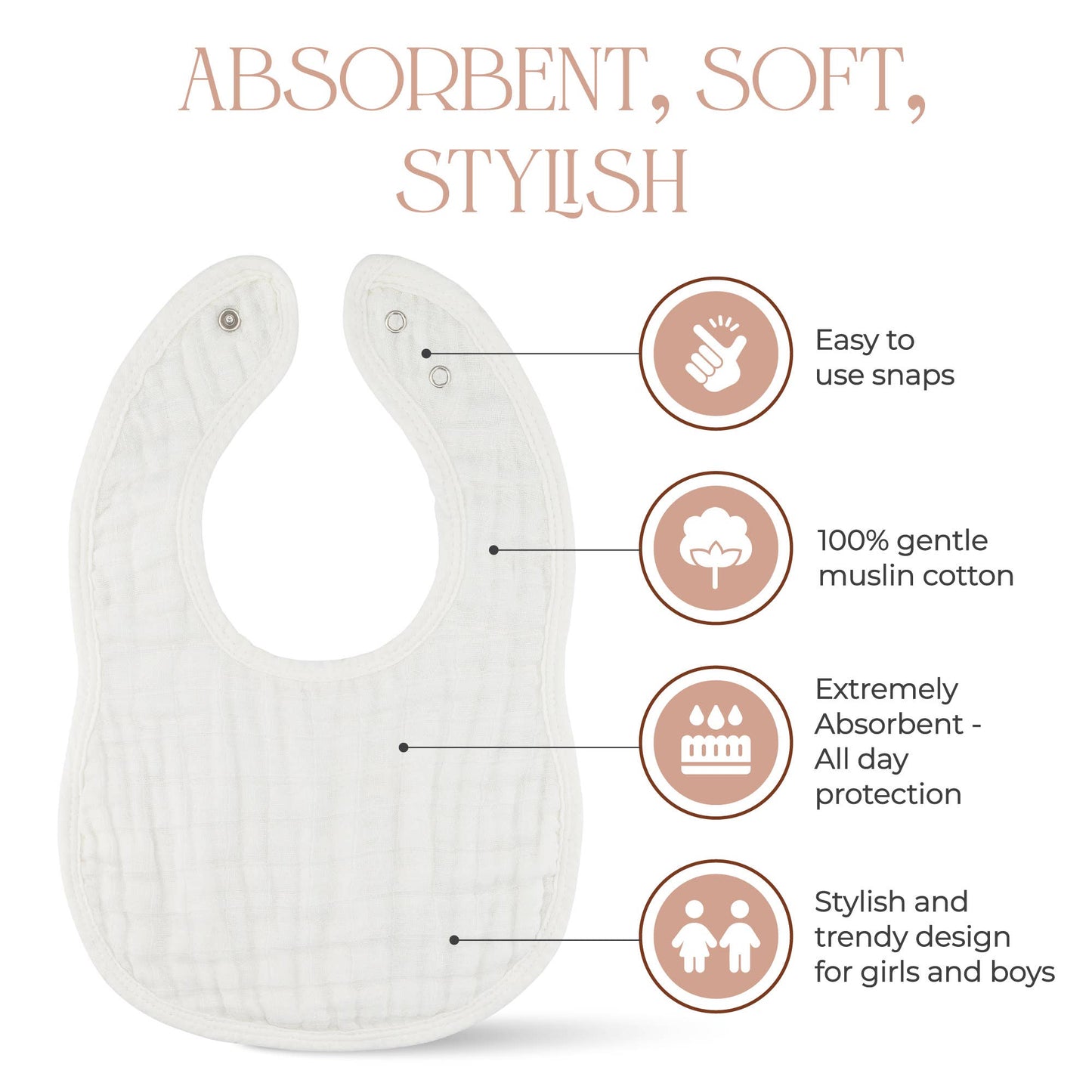 Muslin Cotton Baby Bib