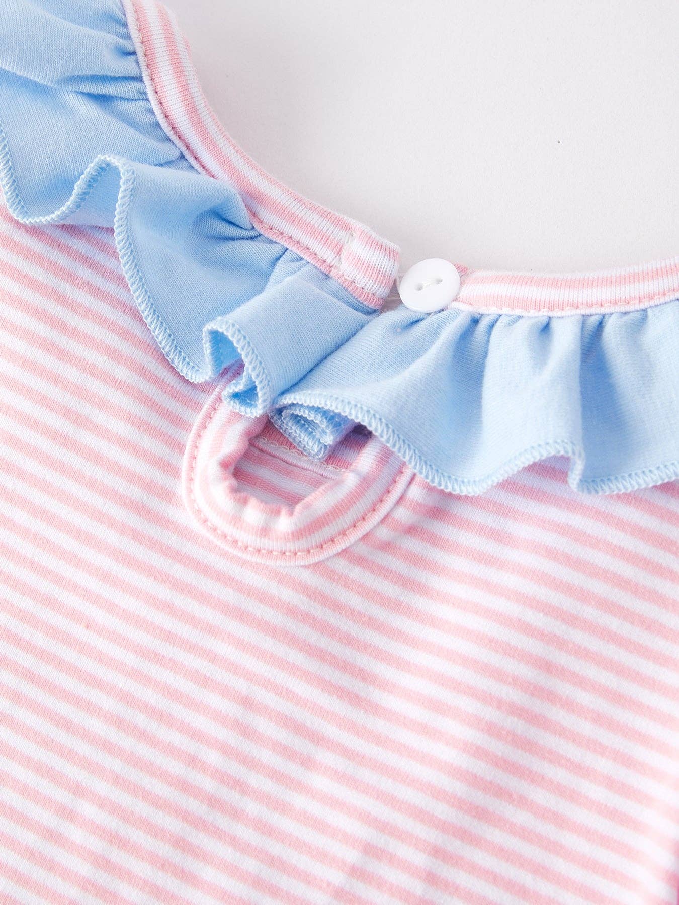 Easter Bunny Girls Stripe Outfit