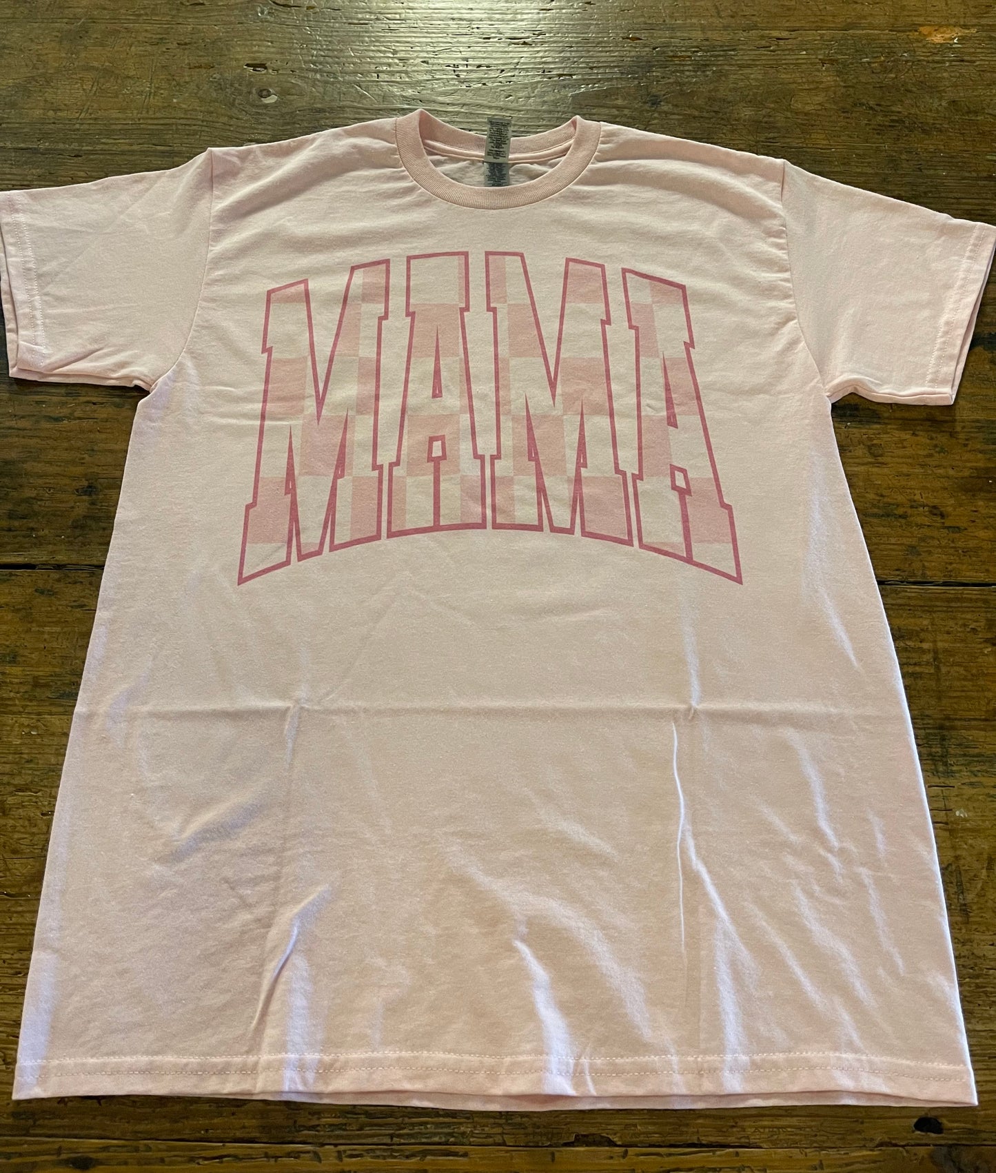 Mama Checkered T-Shirt