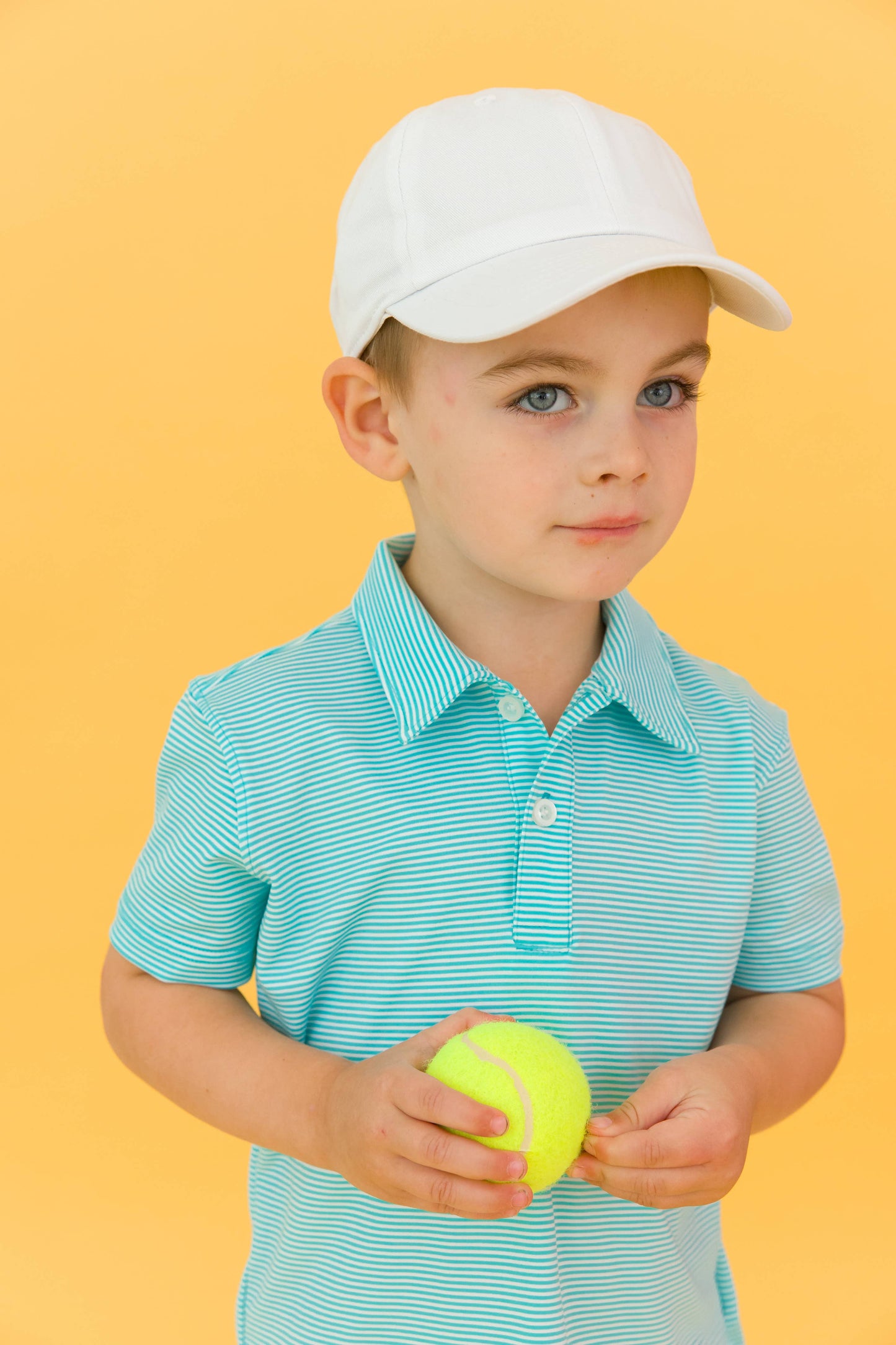 Bright Aqua Performance Polo