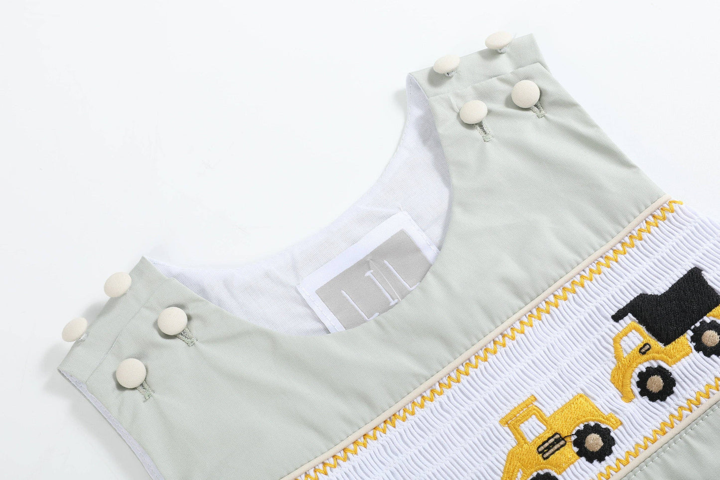 Construction Smocked Overalls
