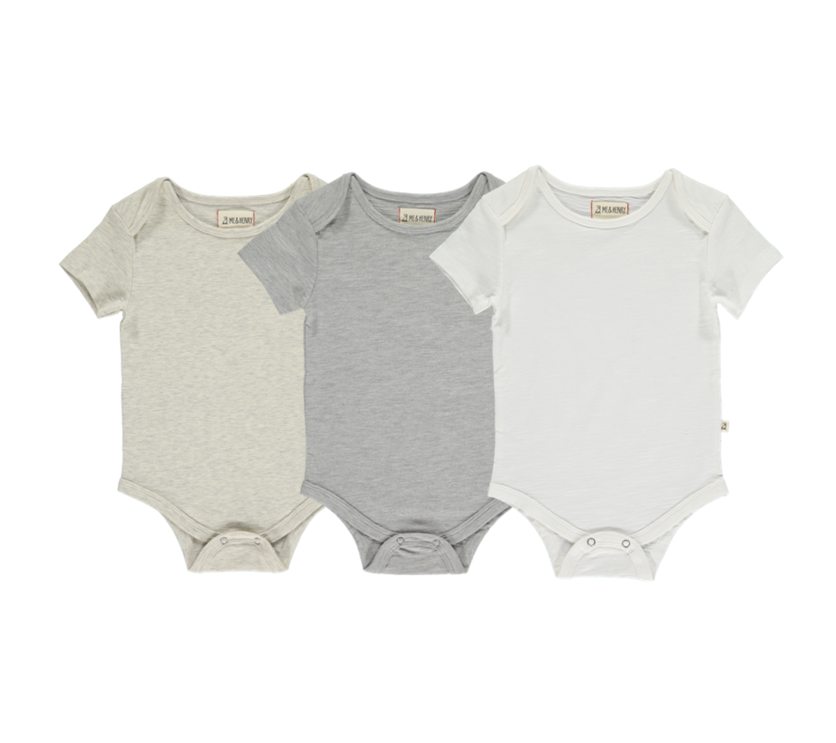 Pale Solid Onesie and Tee