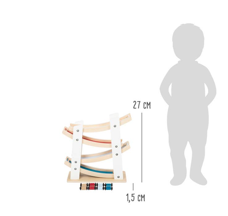 Small Foot Wooden Toys Car Ramp Racing Playset Designed for