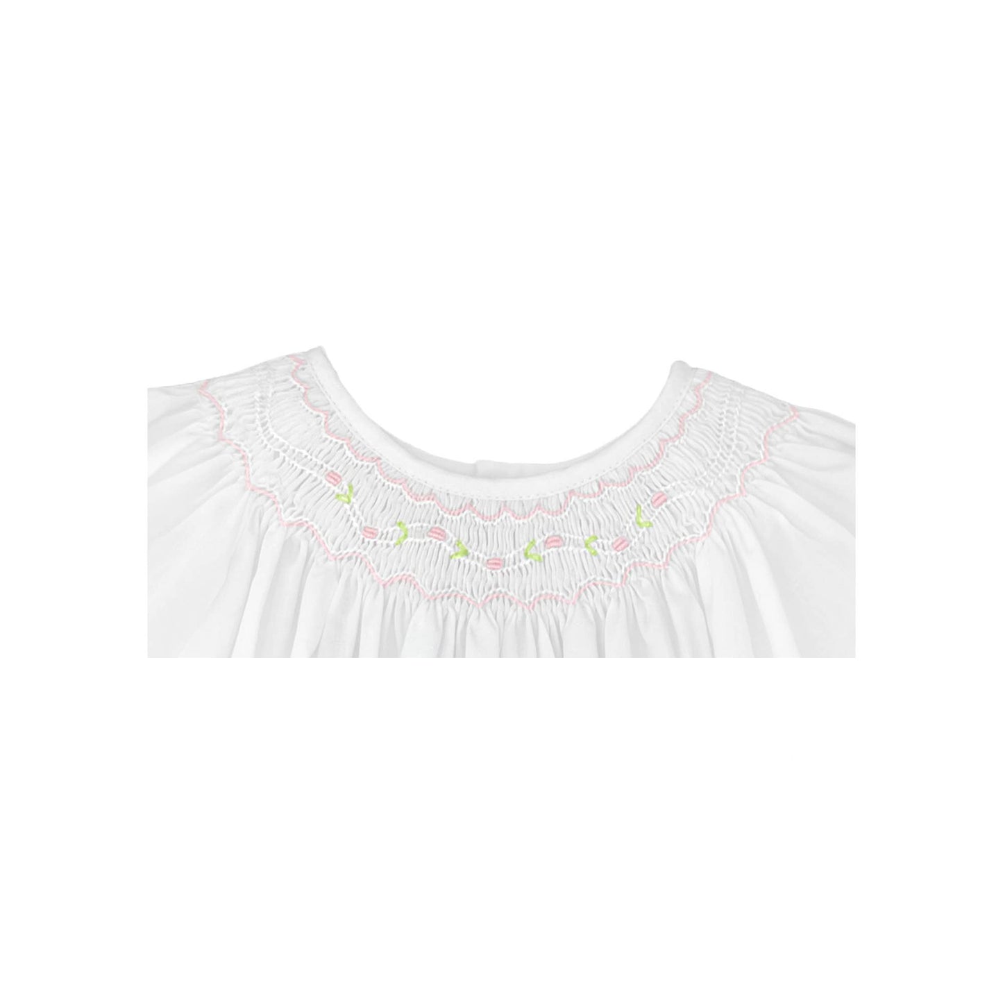 Smocked Daygown with Voile