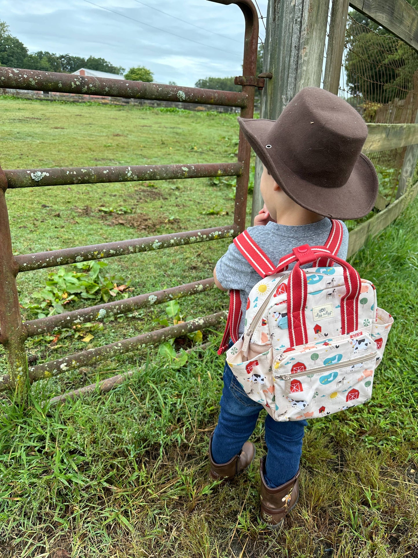 Itzy Bitzy Backpack - Farm