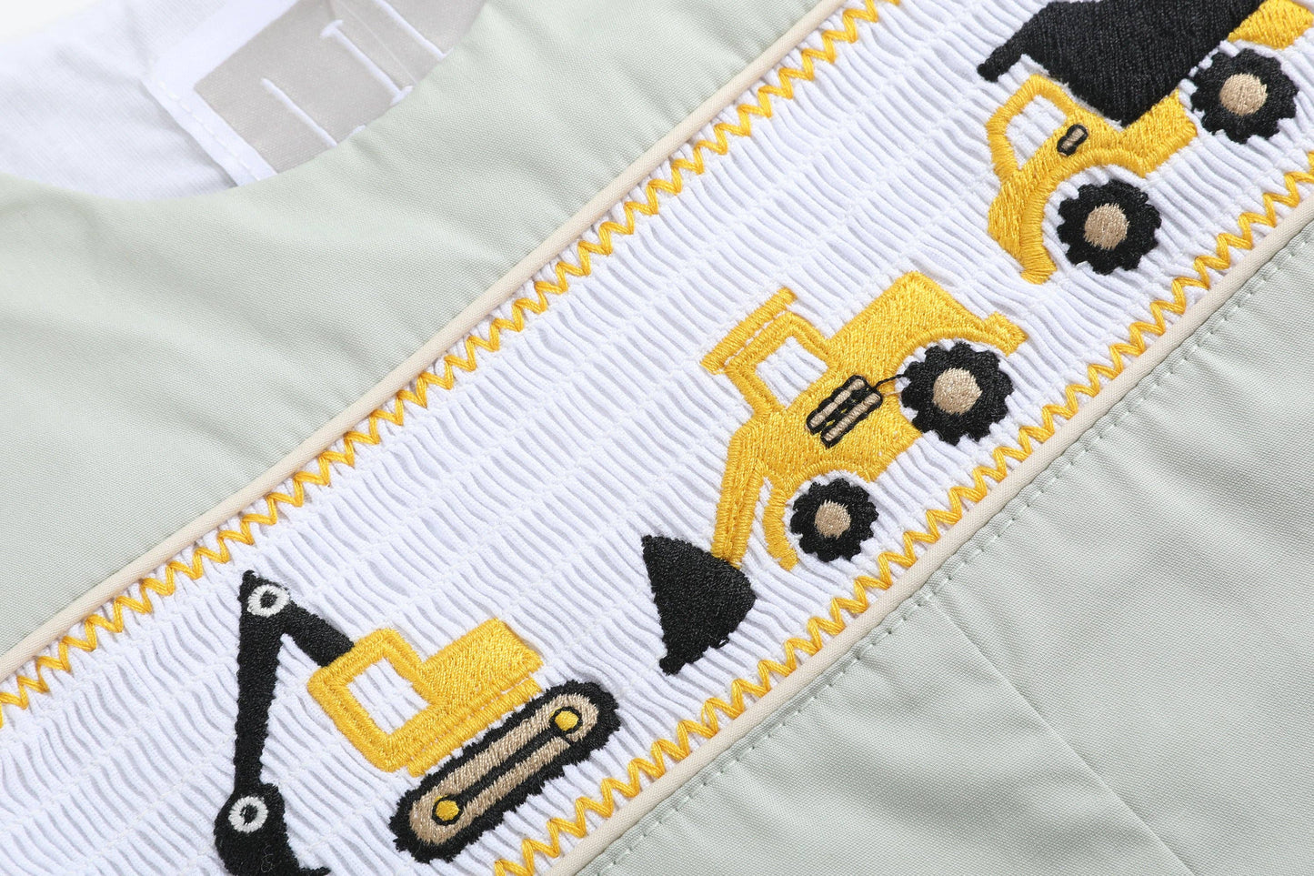 Construction Smocked Overalls