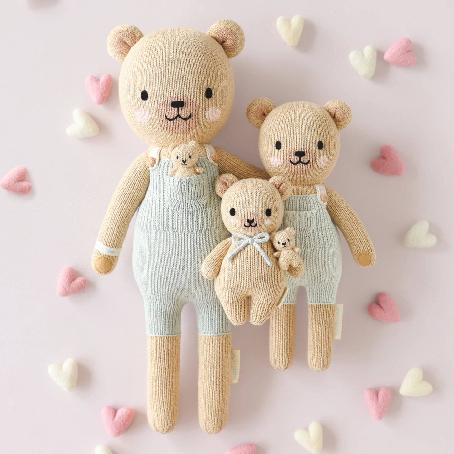 Baby Honey Bear (blue bow)