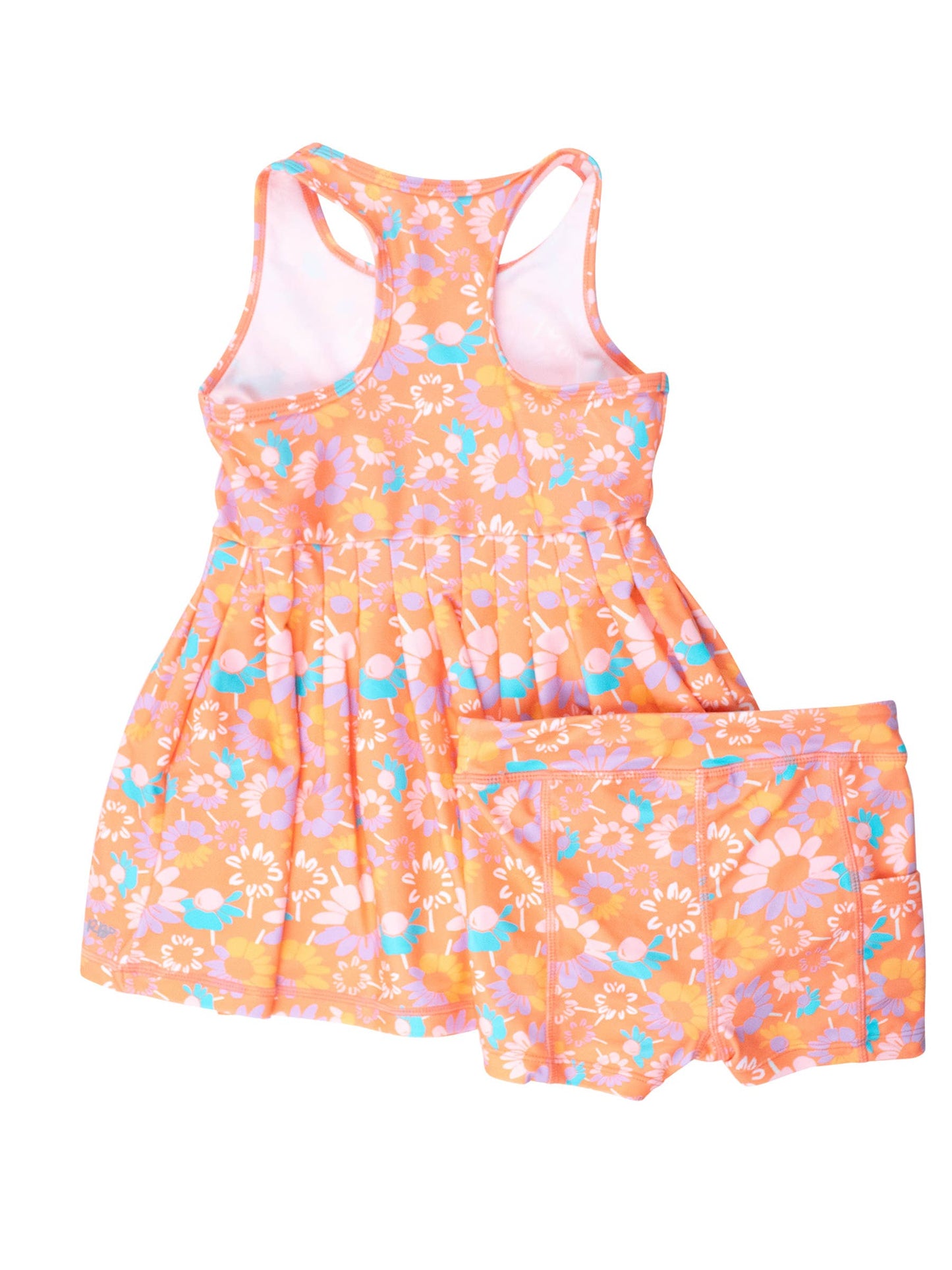 Coral Active Dress & Short Set
