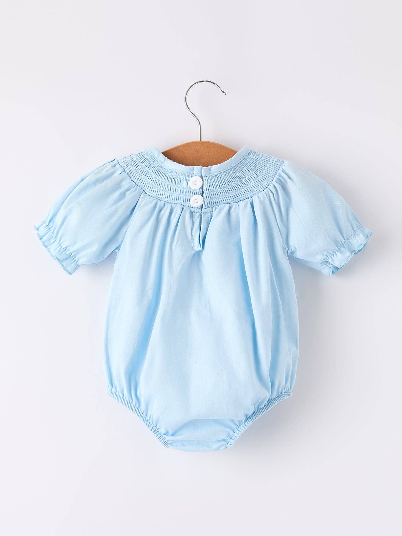 Girls Cross Smocking Bubble