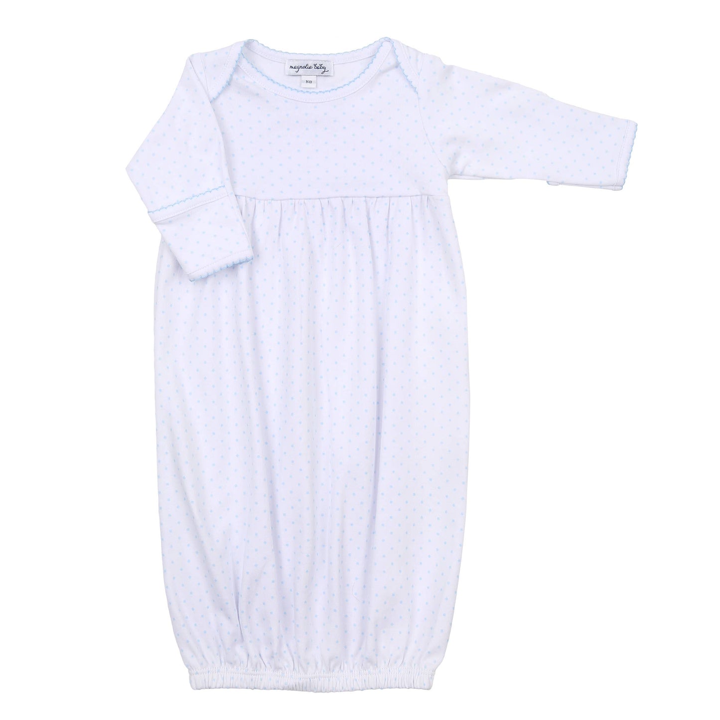 Mini Dots Gown - Blue