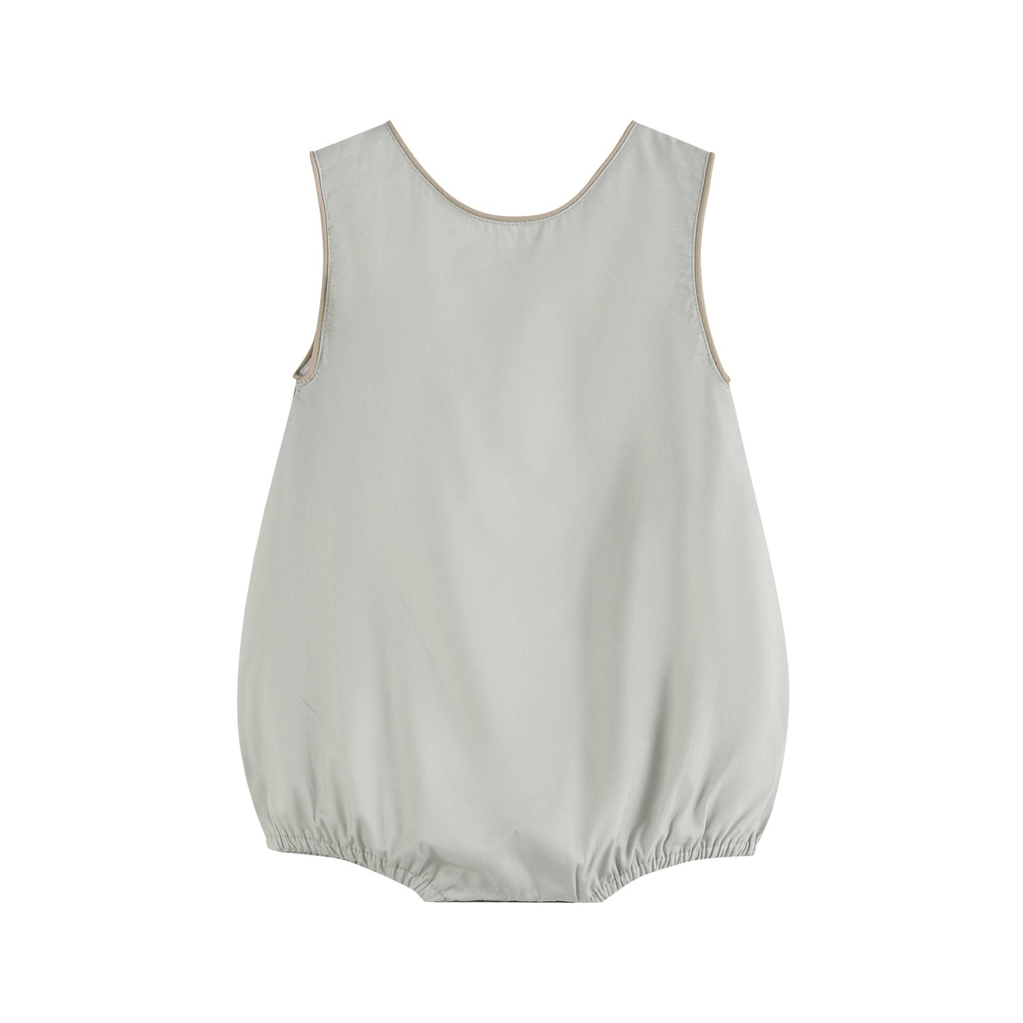 Khaki Fish Bubble Romper