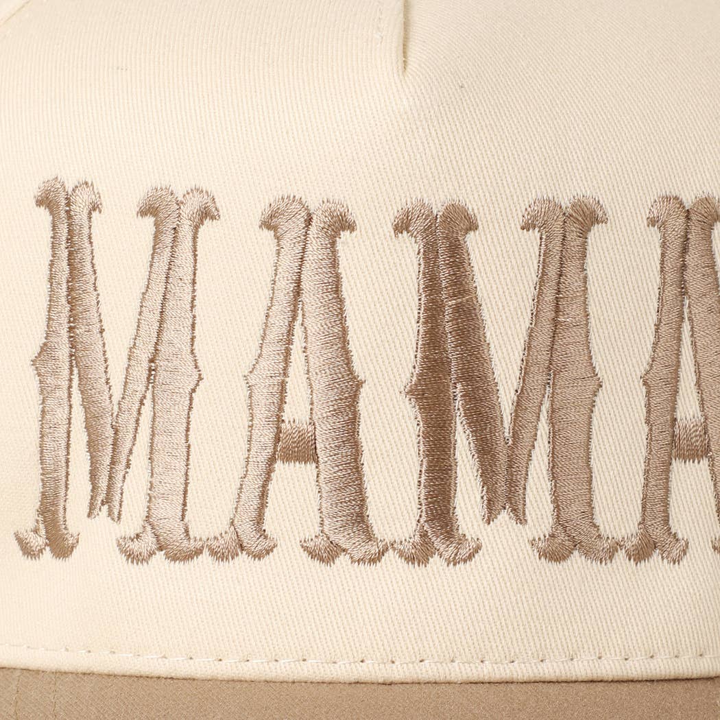 Mama Embroidery Cap