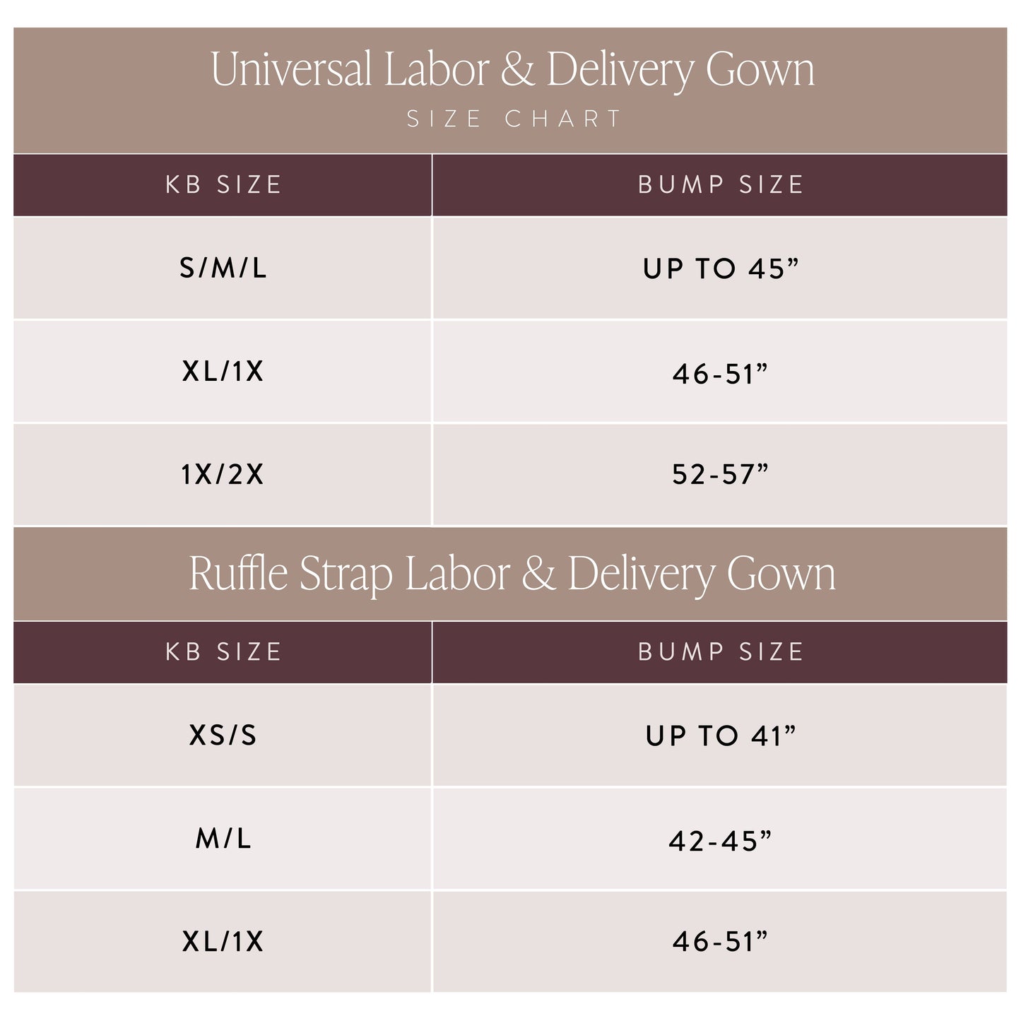Ruffle Strap Labor & Delivery Gown