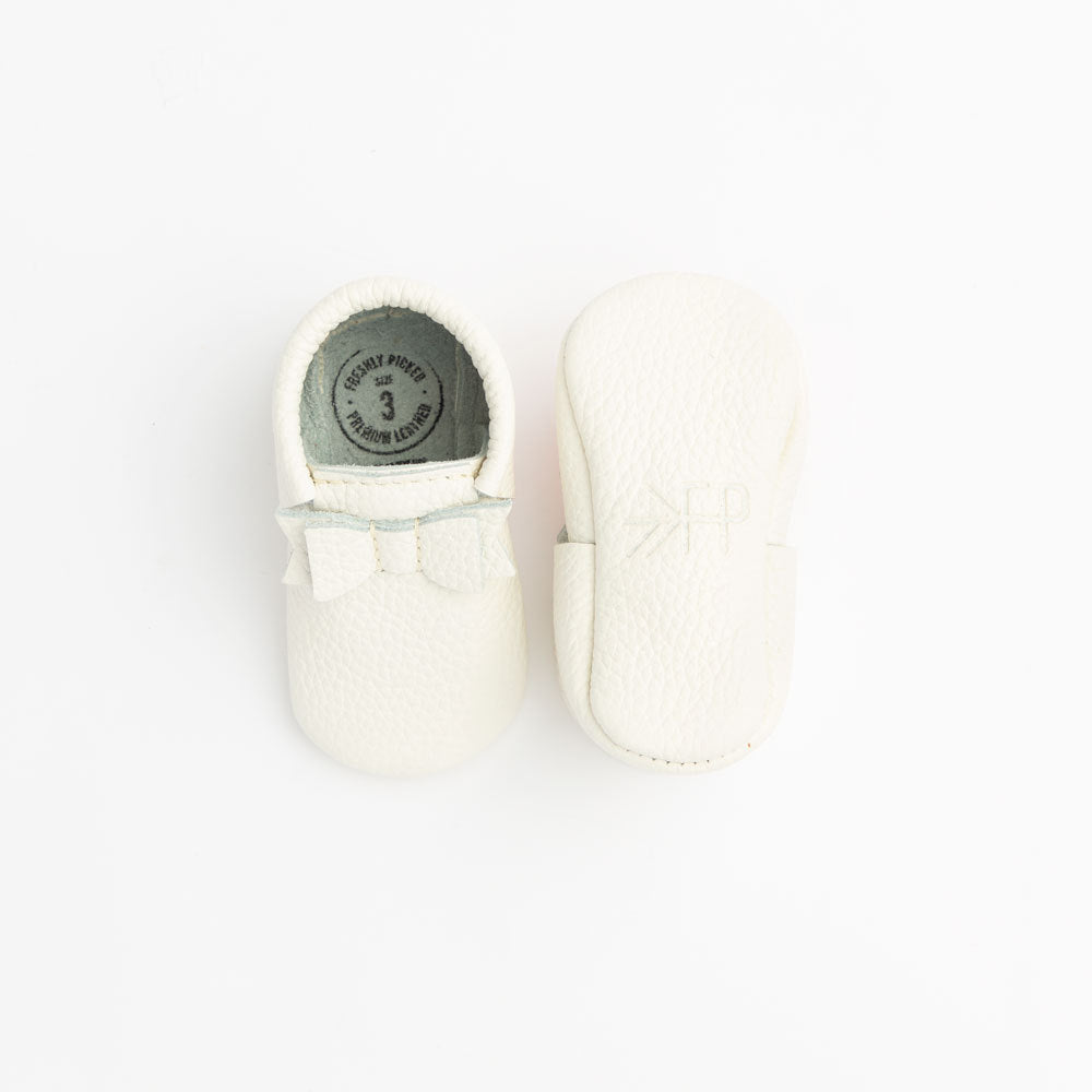 Blanc First Pair Bow Mocc