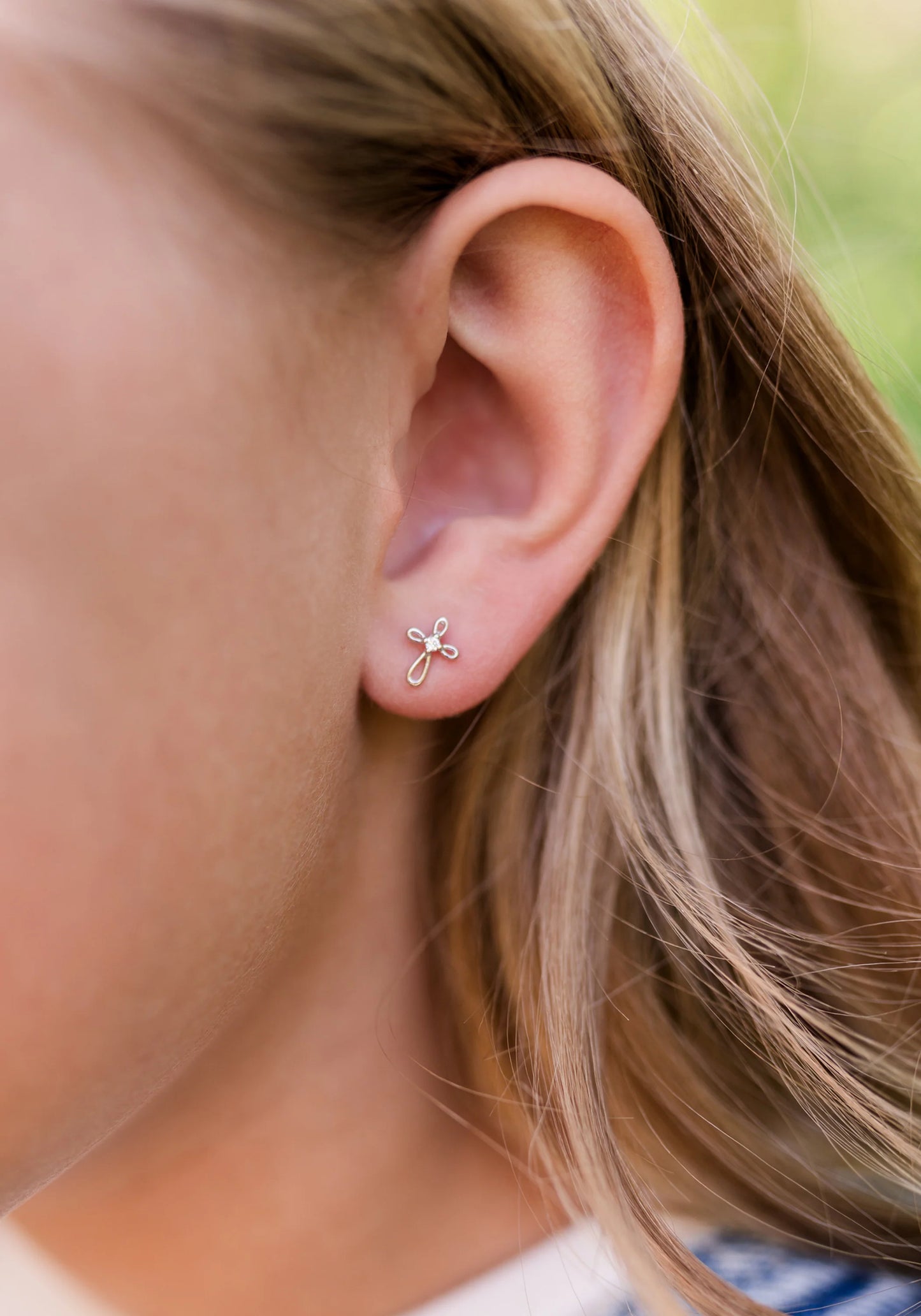 Infinity Cross Earrings