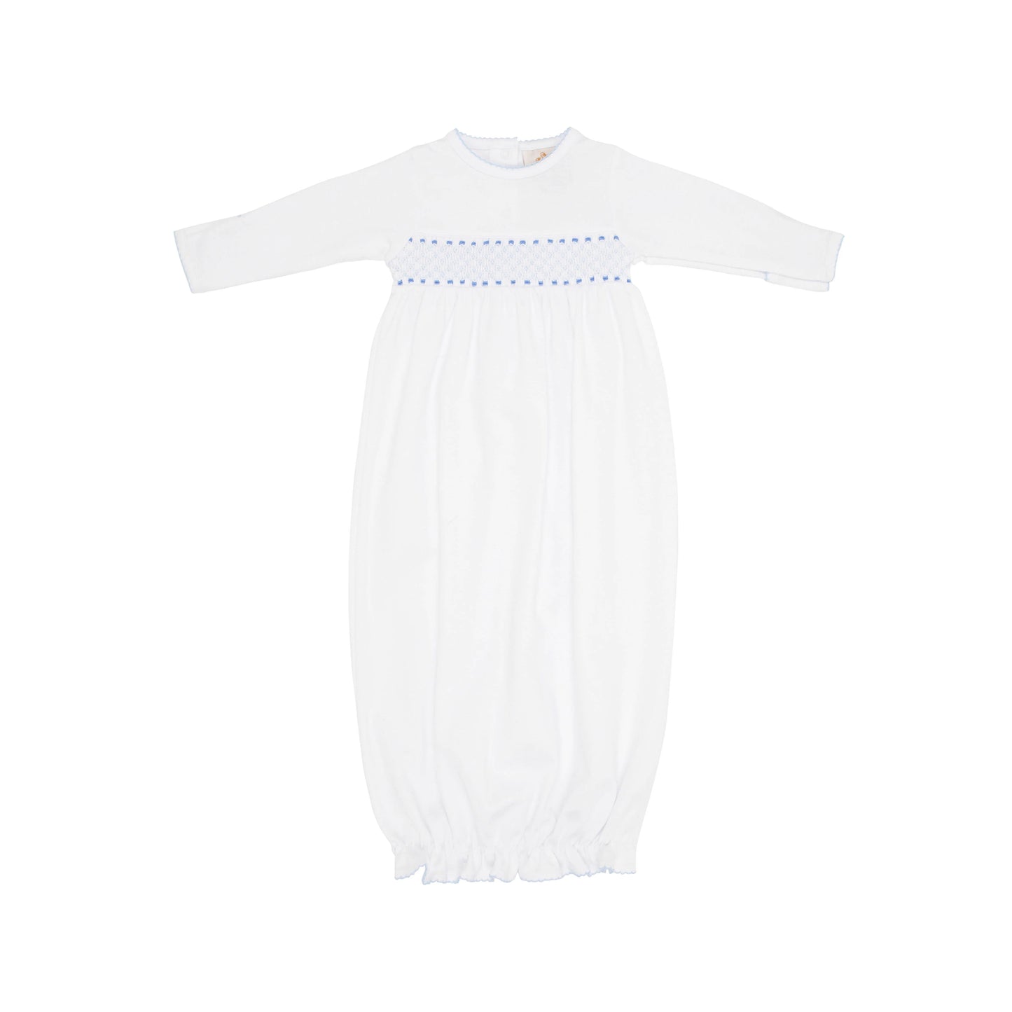 Sweetly Smocked Greeting Gown - Blue