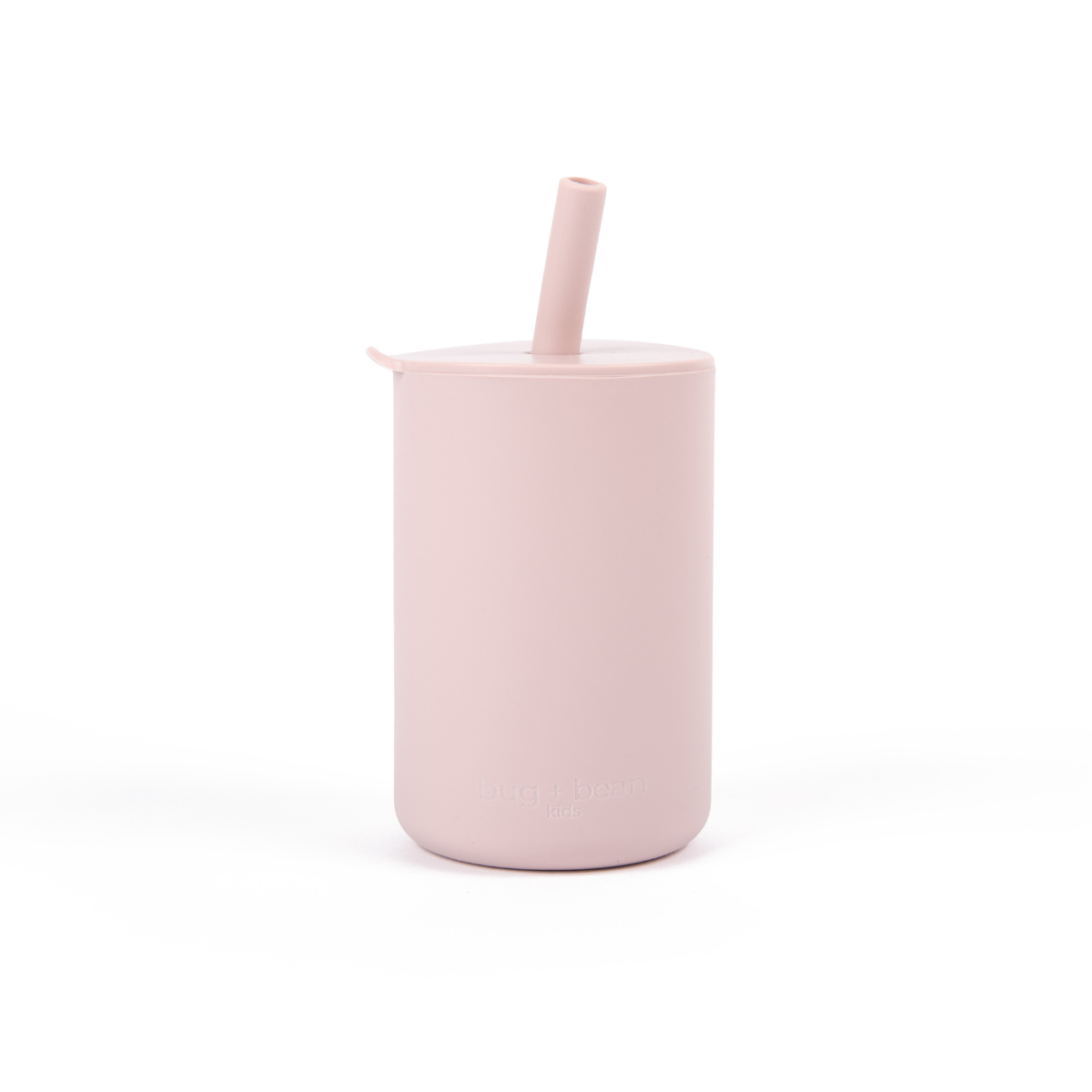 Silicone Baby/Toddler Cup with Lid + Straw (Lilac)