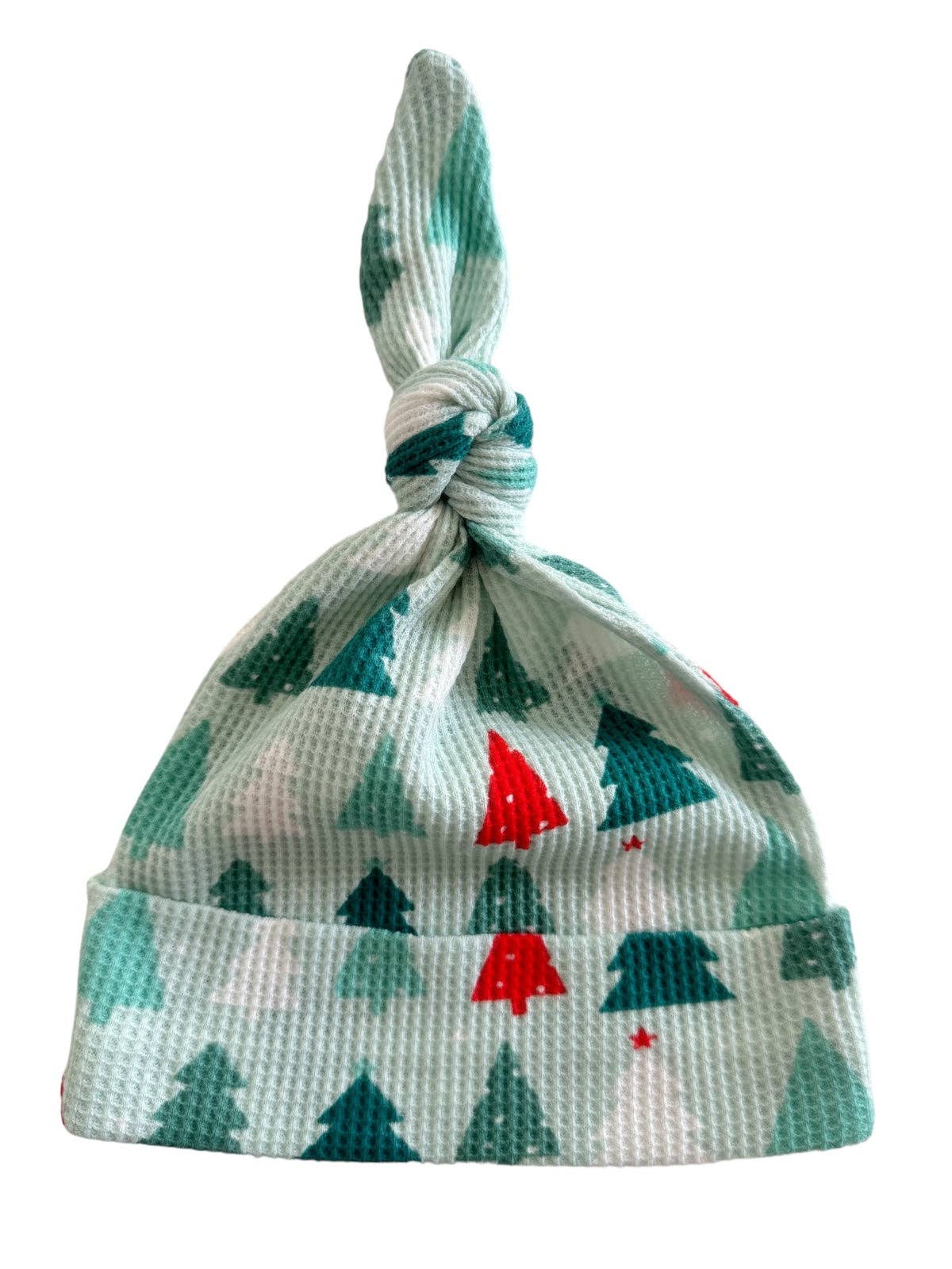 Knot Beanie, Festive Firs