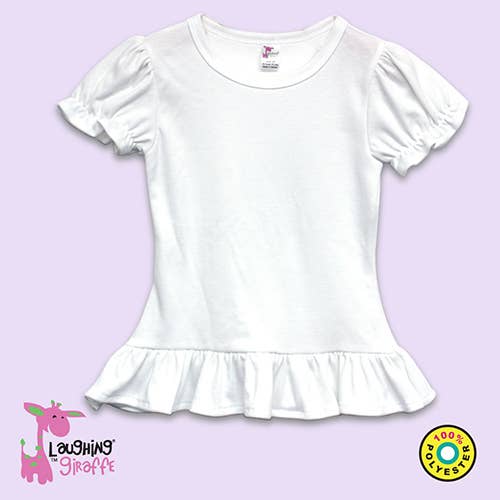 Toddler & Kids Short Ruffle Sleeve Shirt
