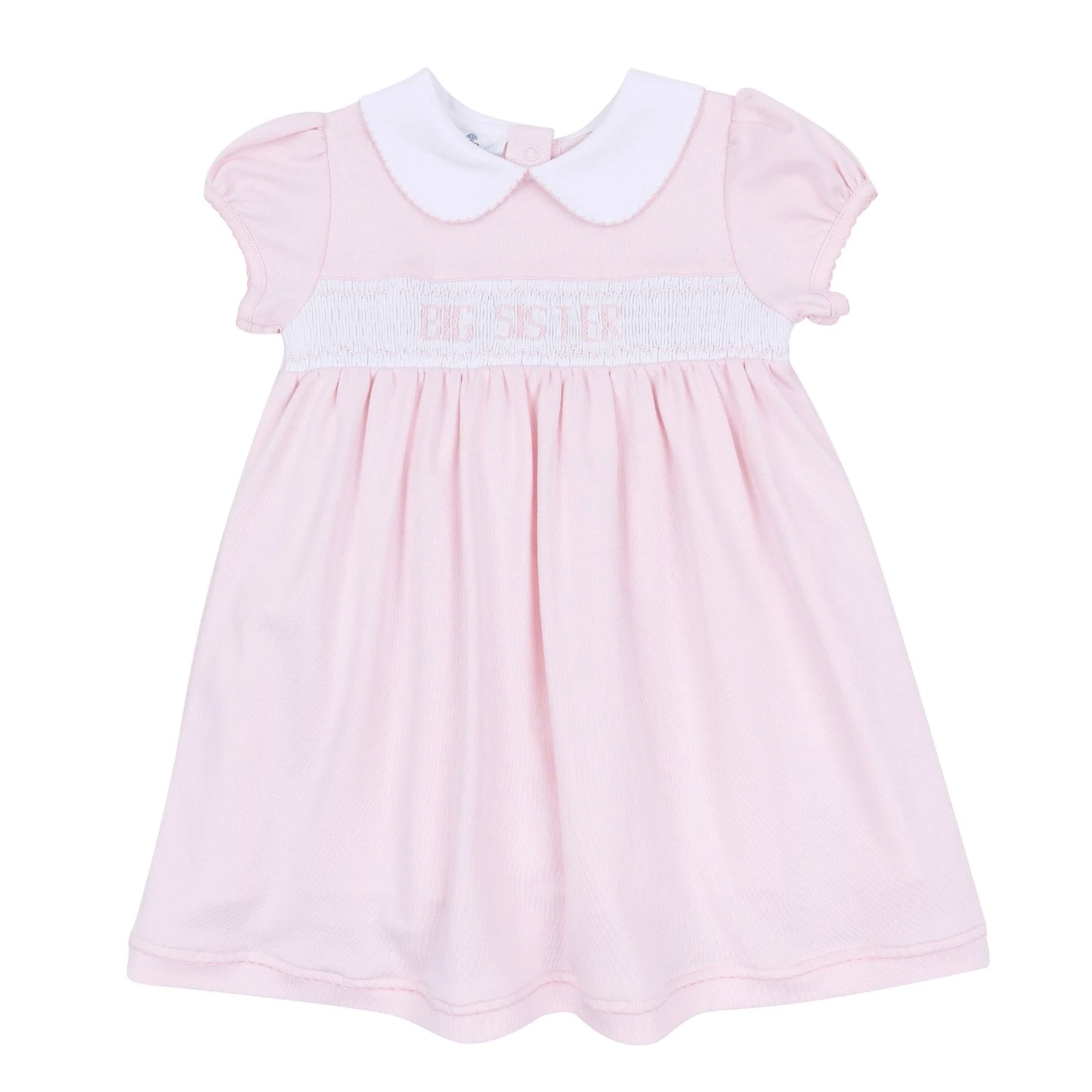 Big Sister Smocked Cotton Dress