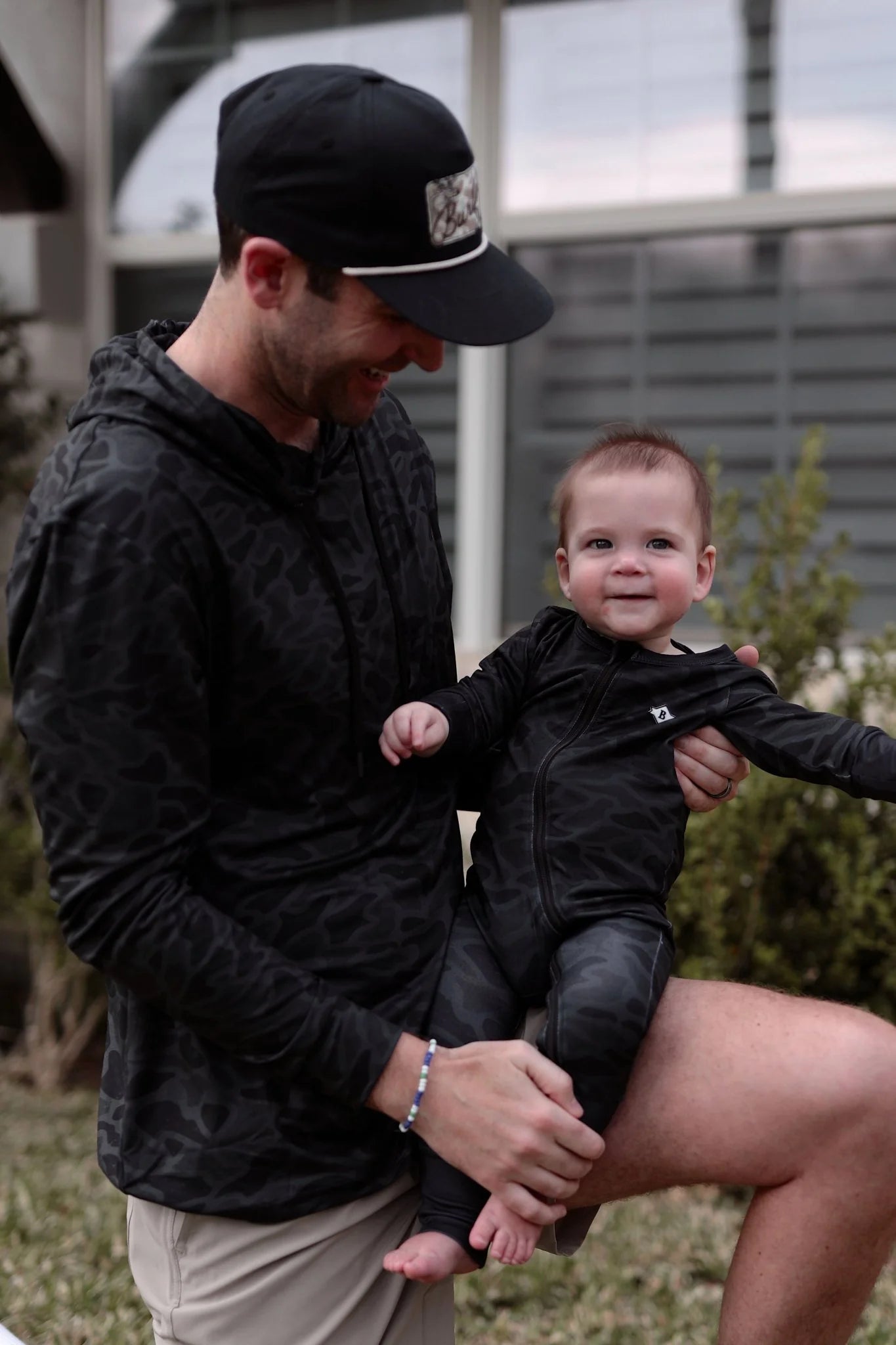 Black Camo Onesie