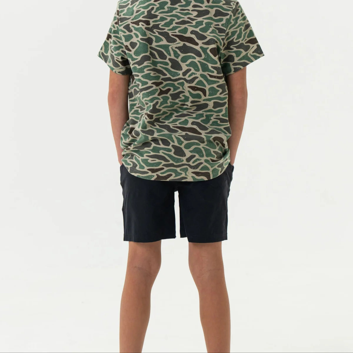 Youth Athletic Short - Heather Black