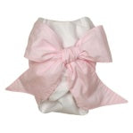 Bow Swaddle - Broadcloth (Pink)