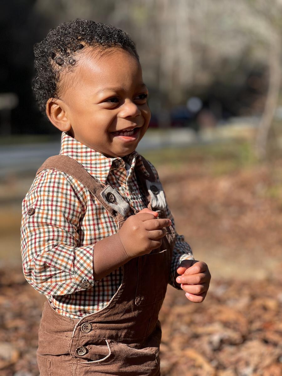 Brown Cord Overalls