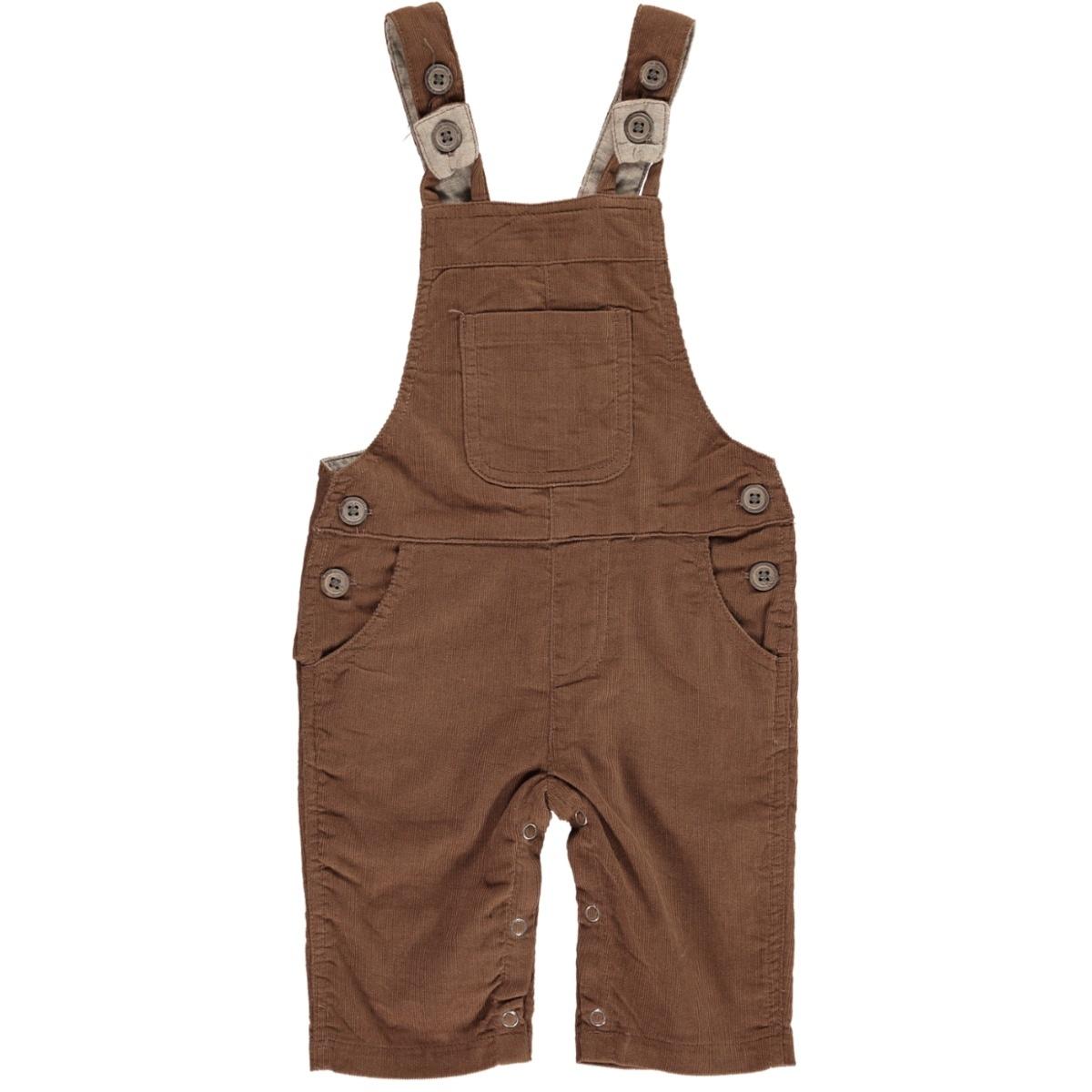 Brown Cord Overalls