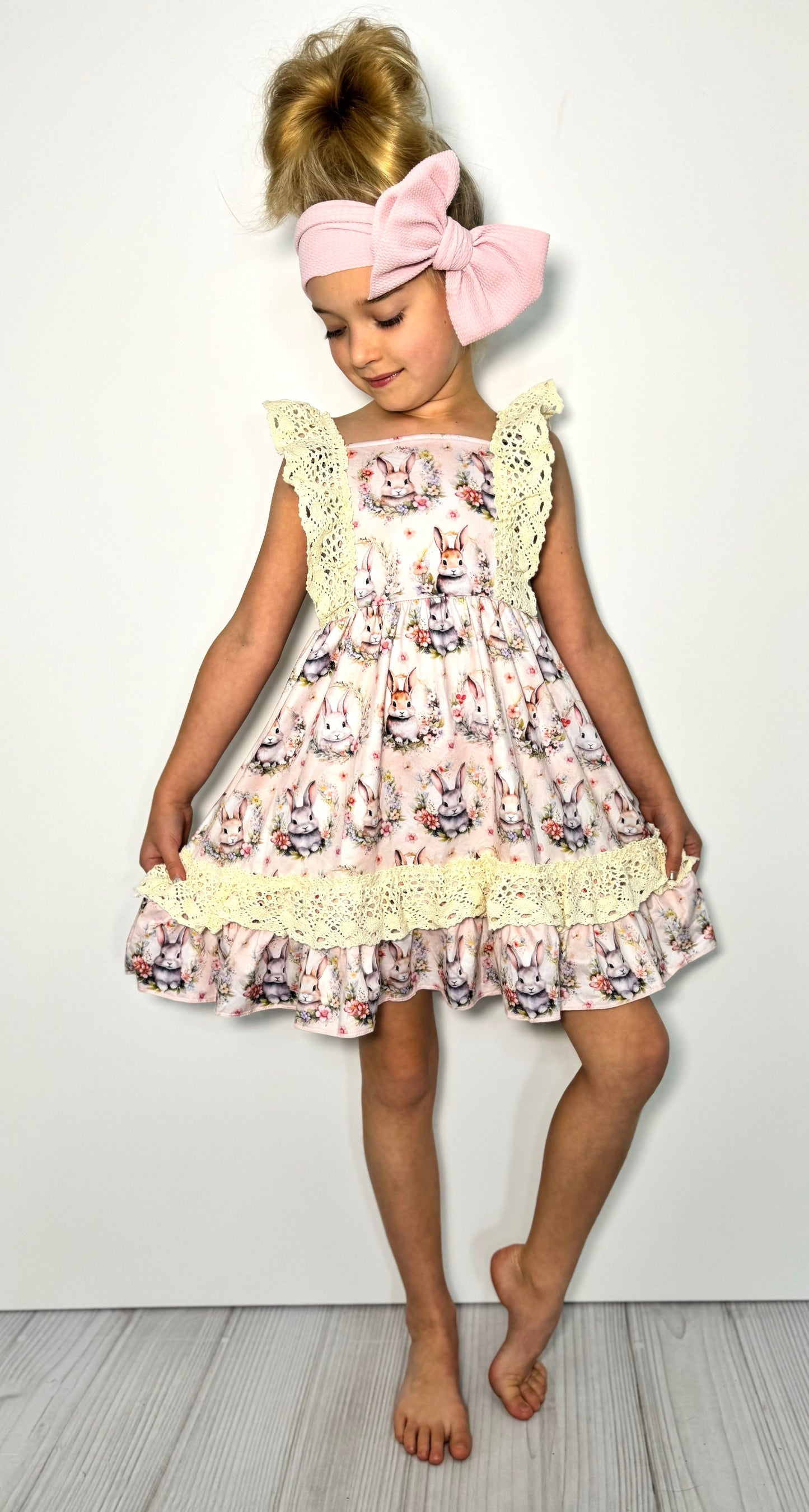 Antique Bunny Romper/Dress