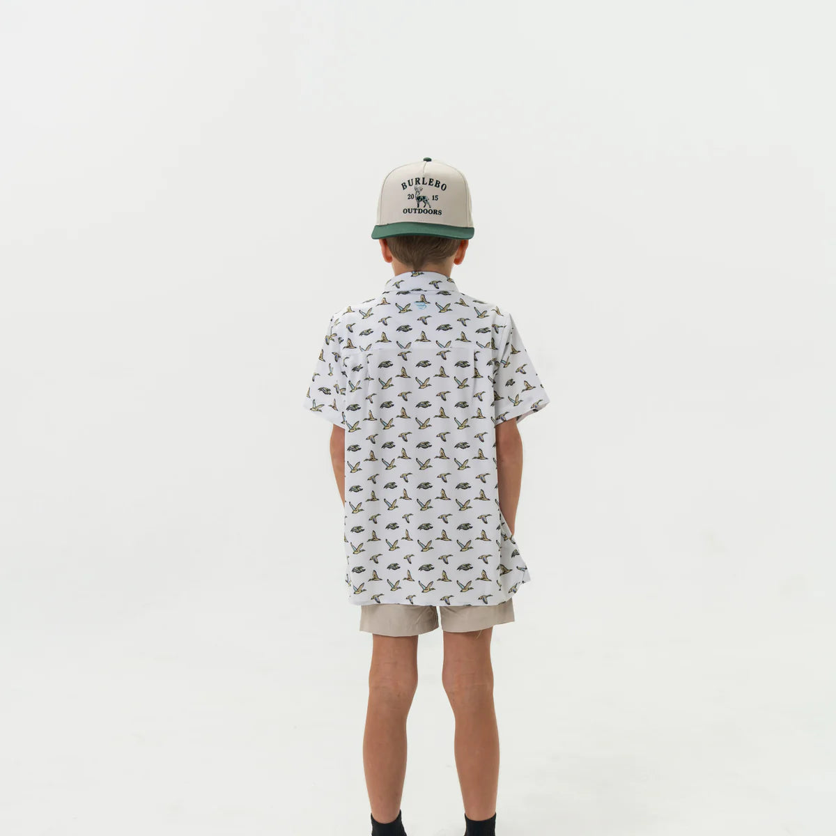 Youth Performance Button Up - Flying Ducks