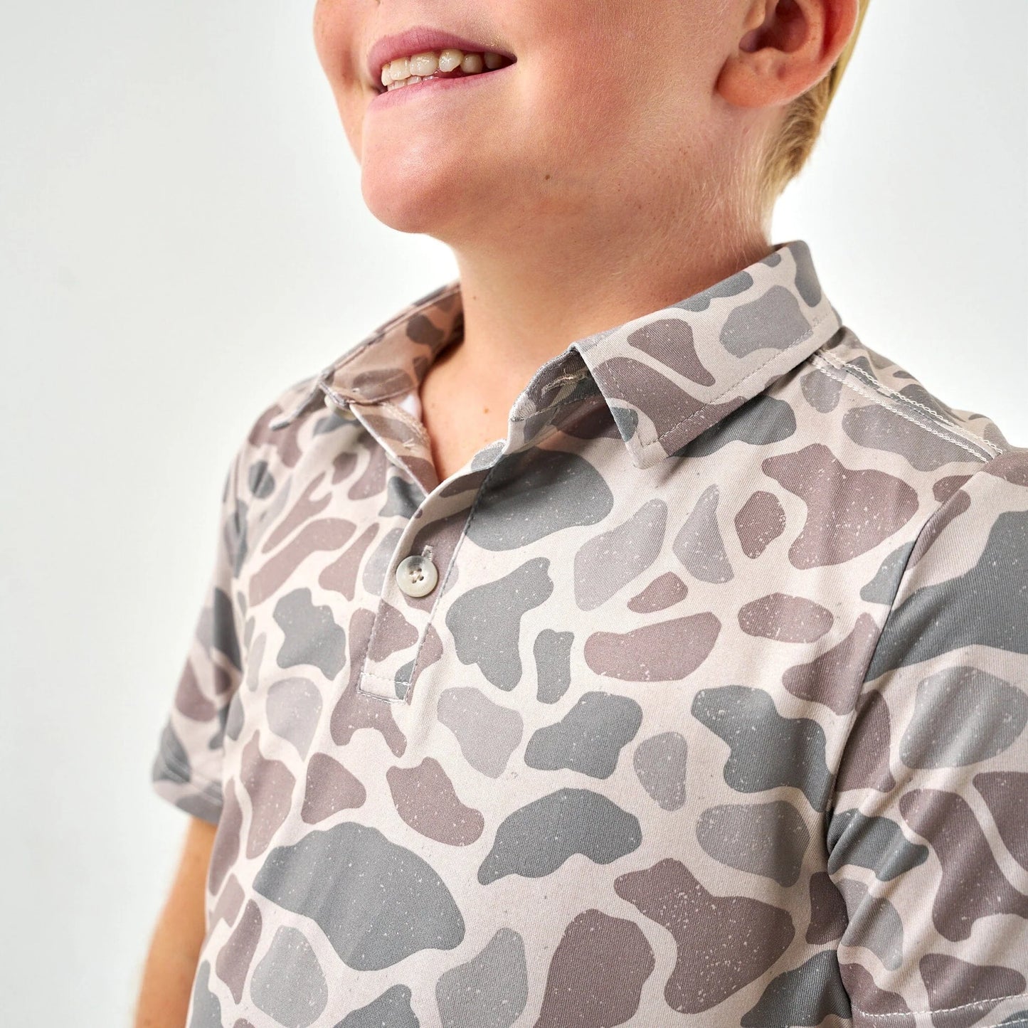 Youth Polo - Classic Camo