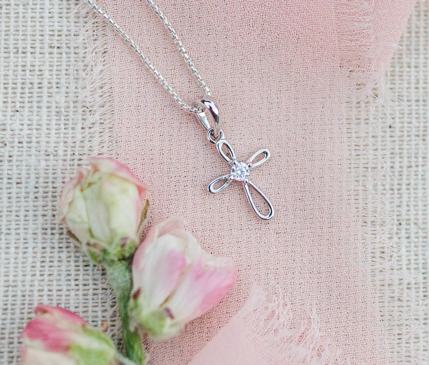 Infinity Cross Necklace