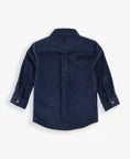 Navy Corduroy Button Down Shirt