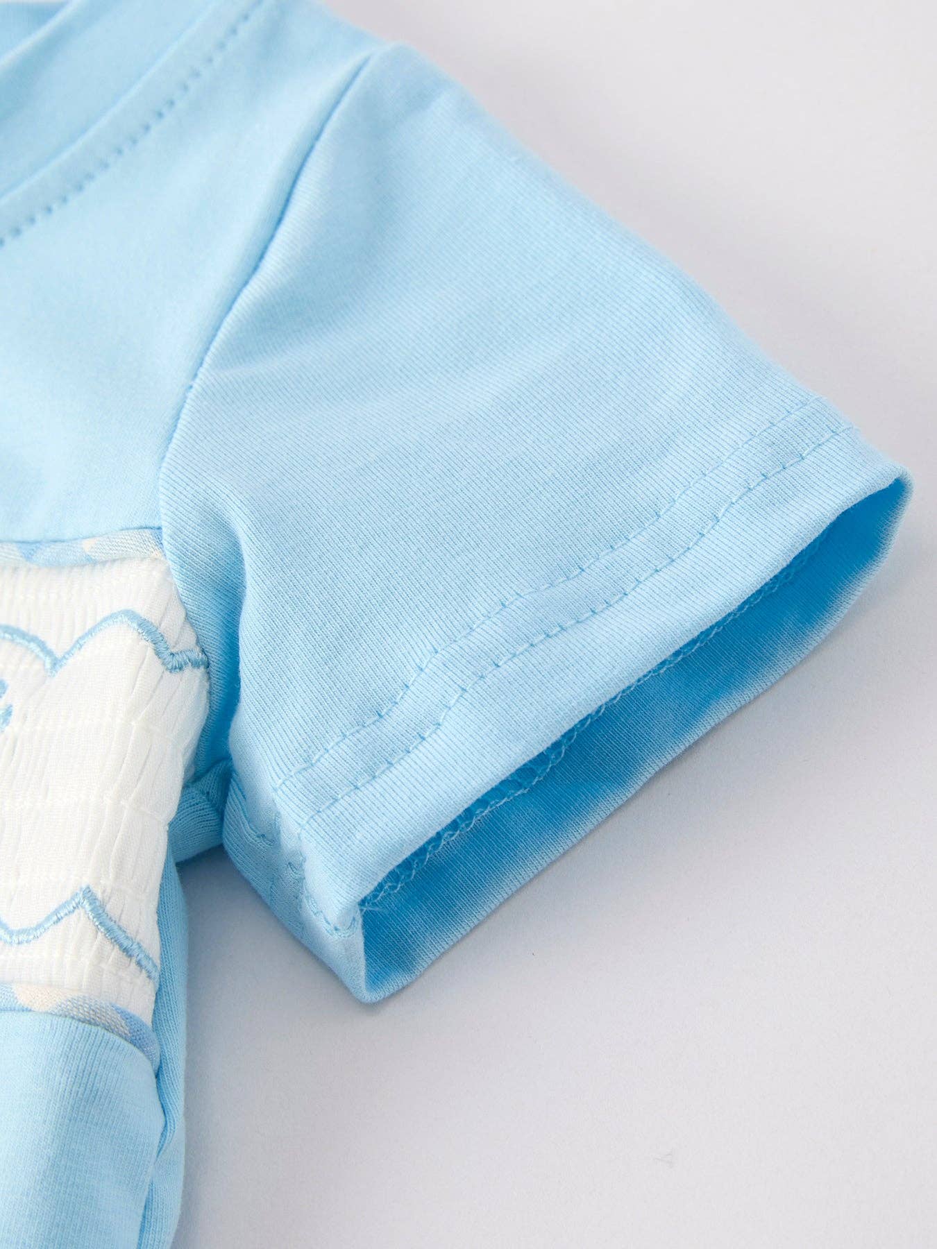 Smocked Cross Boy Romper