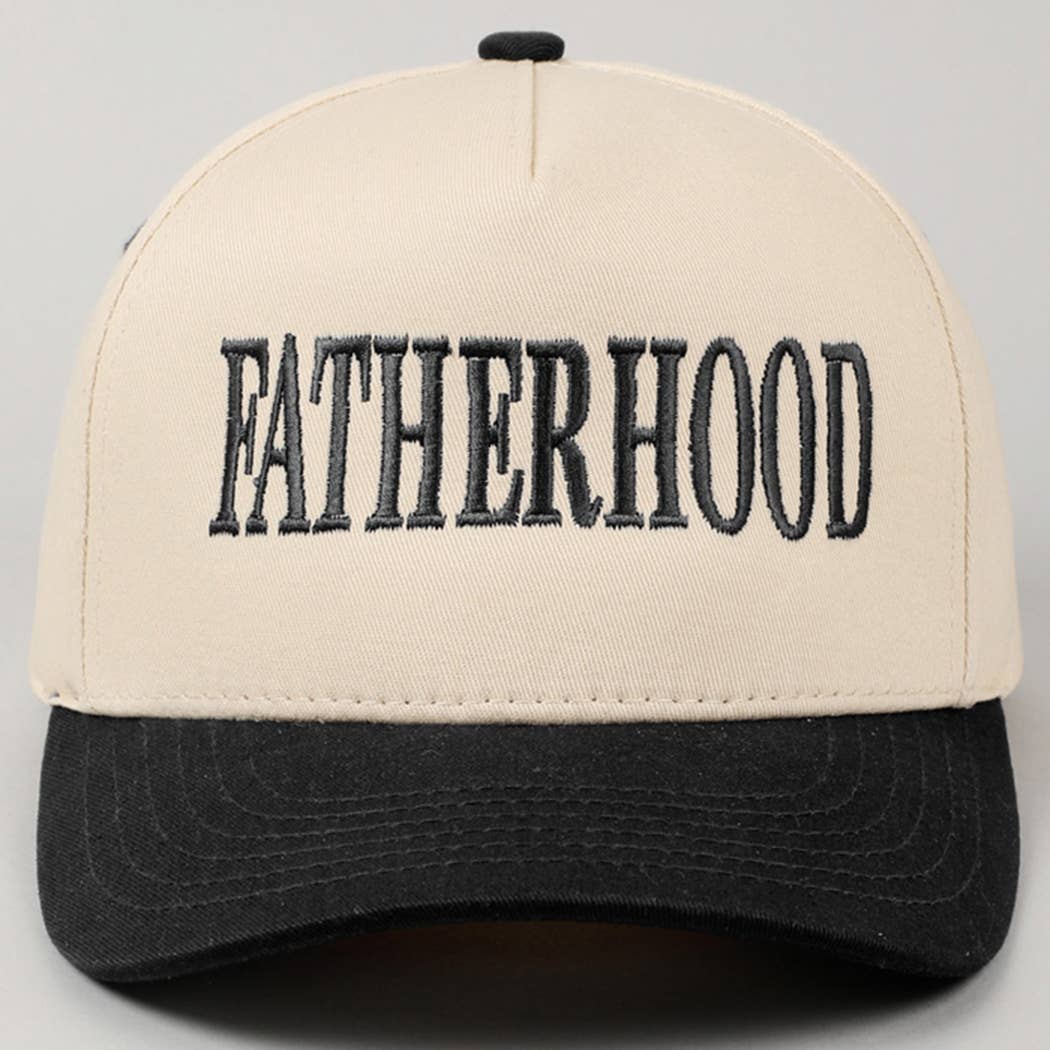 FATHERHOOD Embroidered Trucker Hat