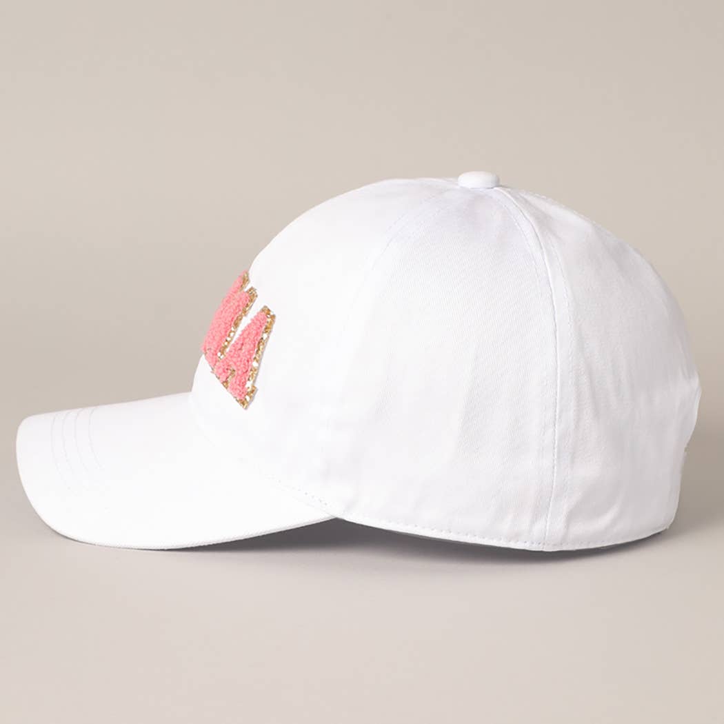 MAMA Chenille Letter Patch Cotton Baseball Cap