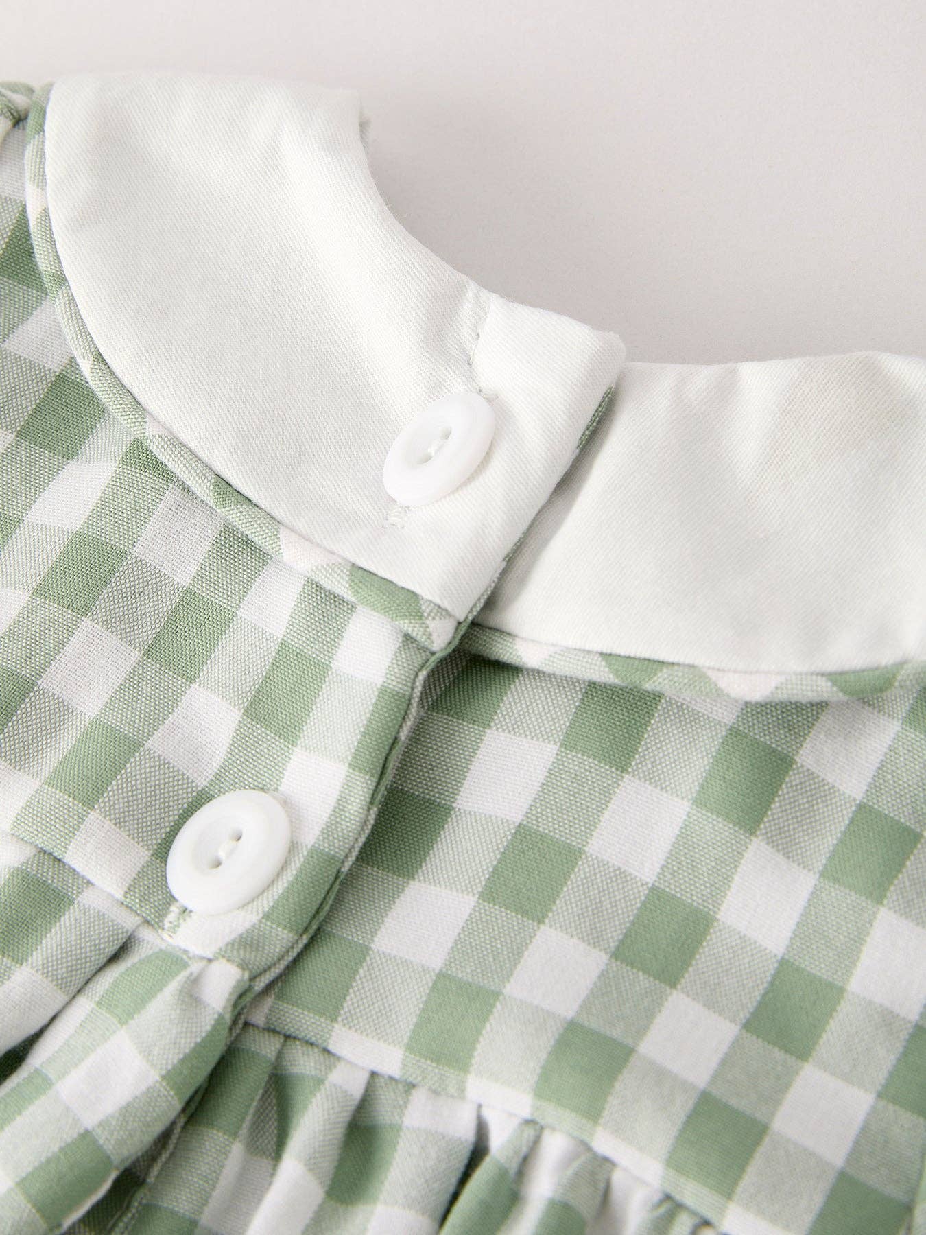 Pumpkin Green Plaid Bloomers Set
