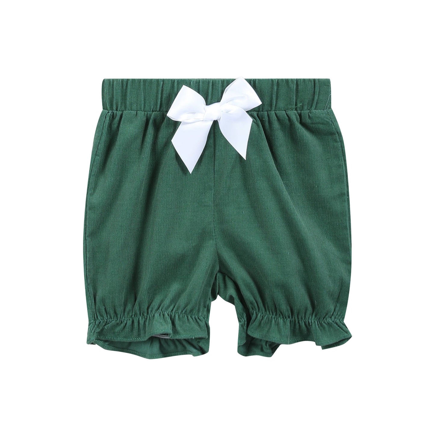 Green Santa Smocked Dress and Bloomers