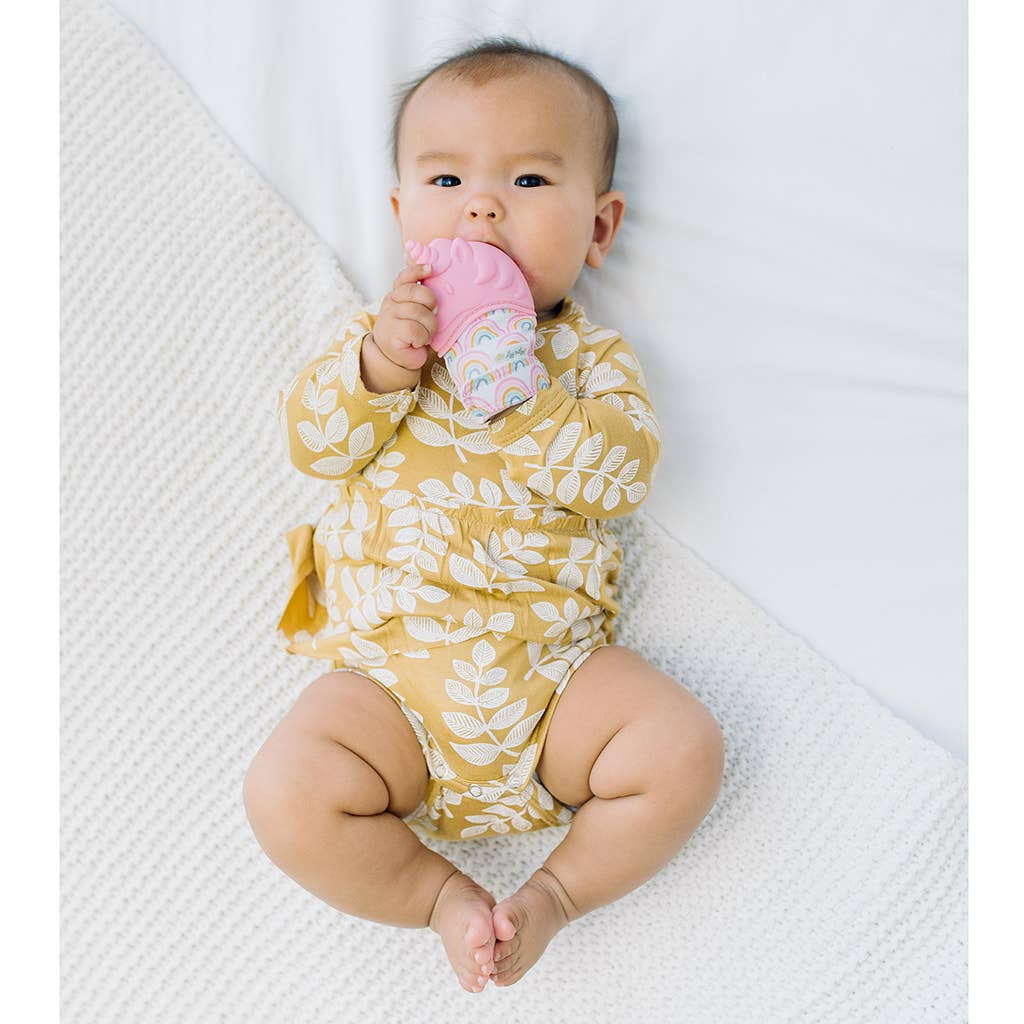 Silicone Teething Mitts - Unicorn