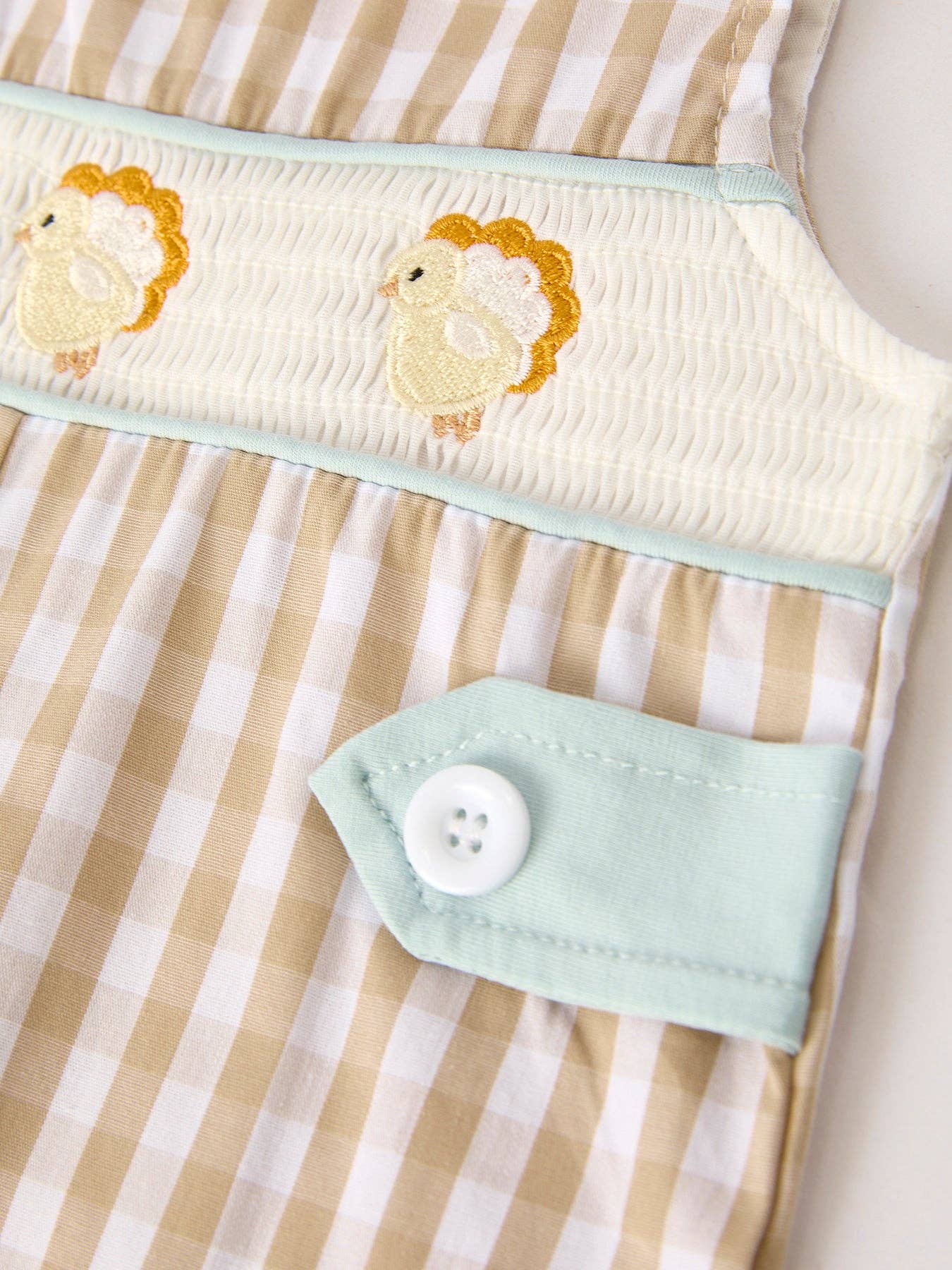 Thanksgiving Plaid Turkey Romper