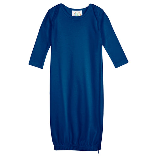 Blank Unisex Long Sleeve Infant Gown with Hidden Zipper