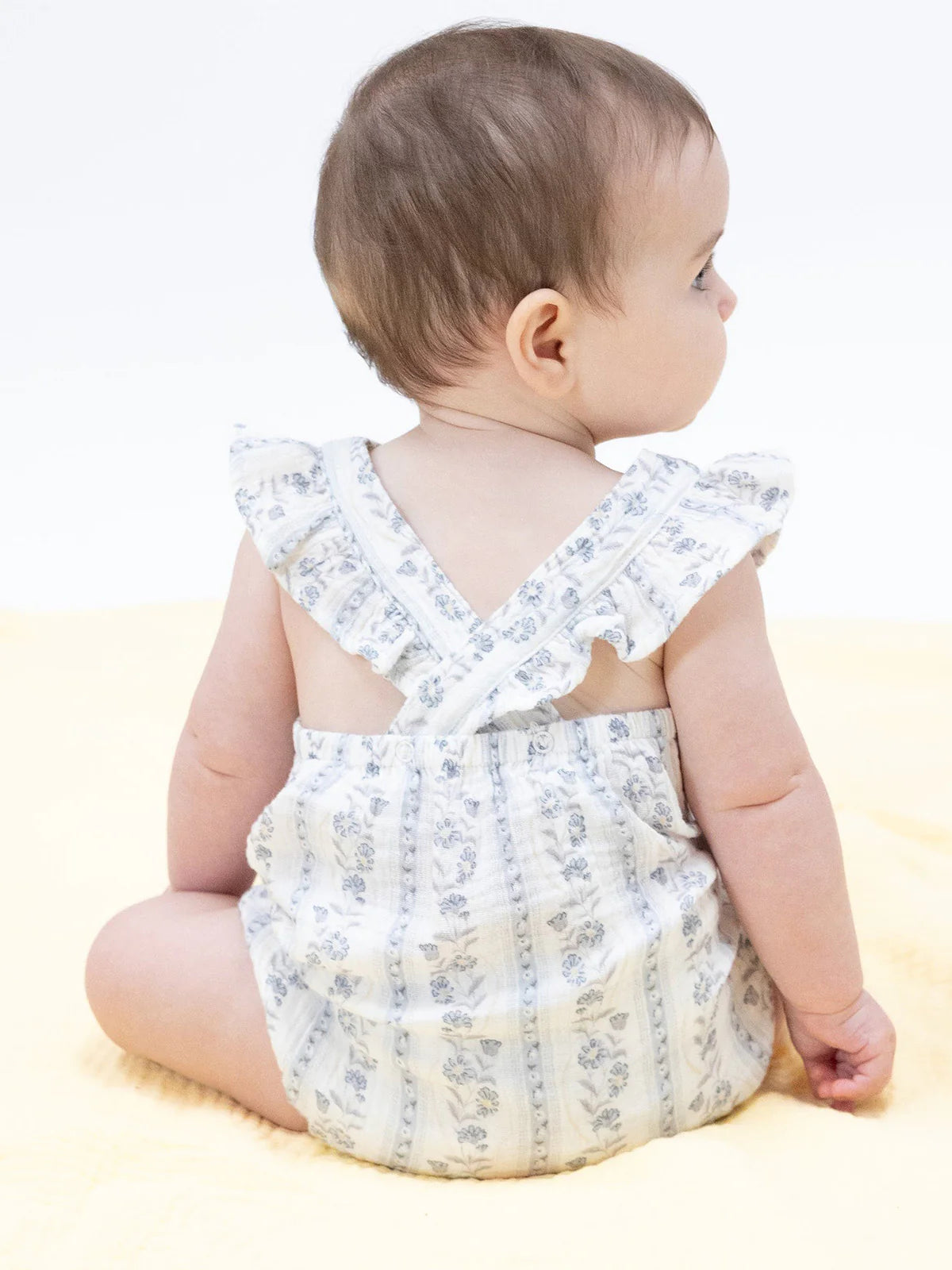 Kimberly Floral Stripe Sunsuit