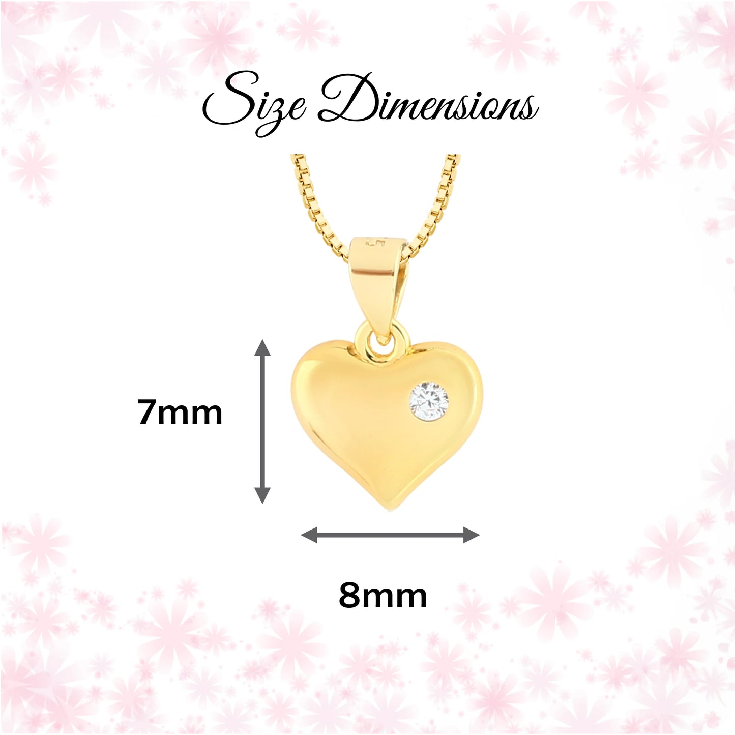 Puff Heart Necklace