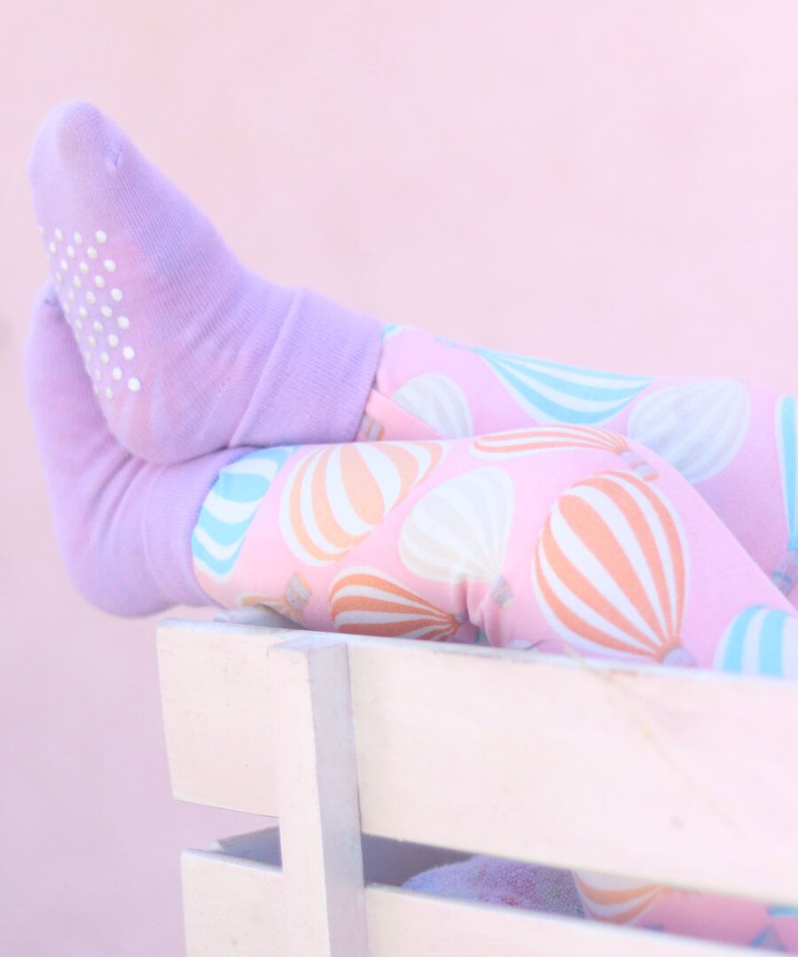 Non-Skid Cuff Sock 6 Pair Pack