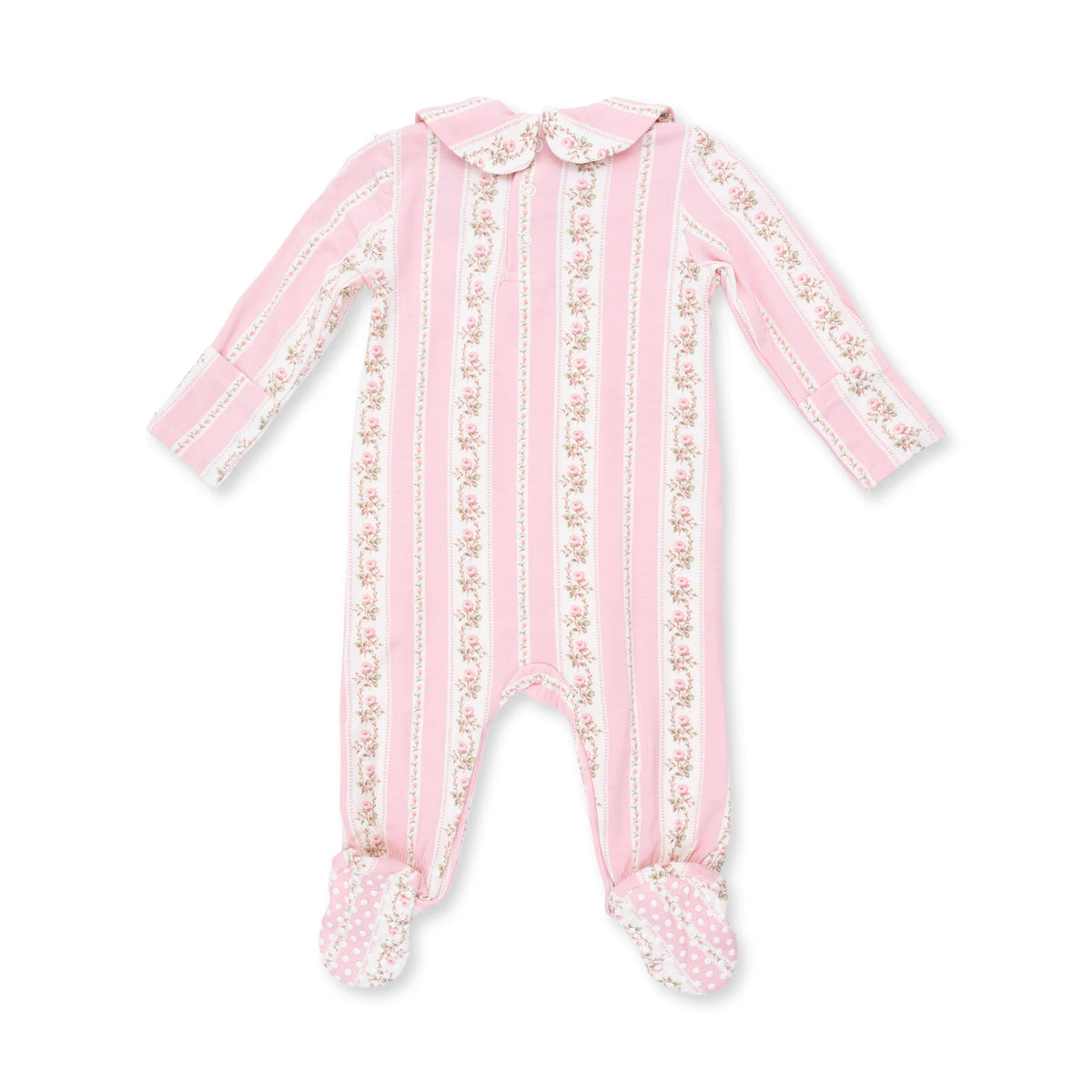 Smocked Peter Pan Snap Footie