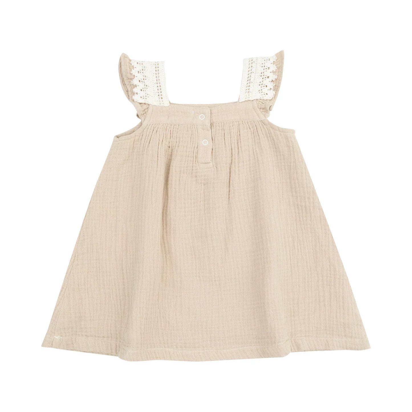 Muslin Tan Sundress