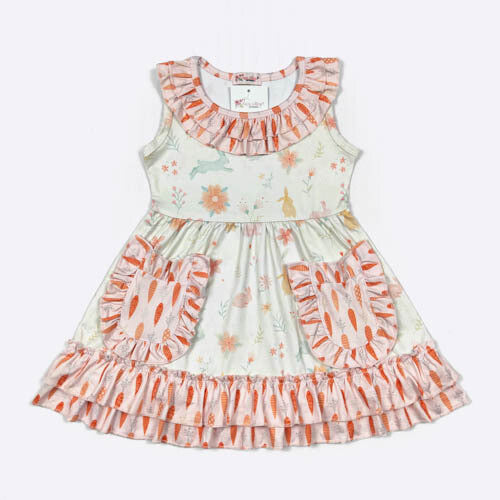 Cottontail Carrot Girls Dress