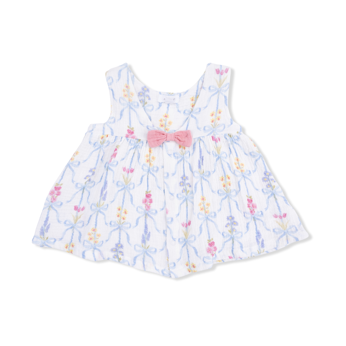 Ribbon Bouquets Dress & Bloomer